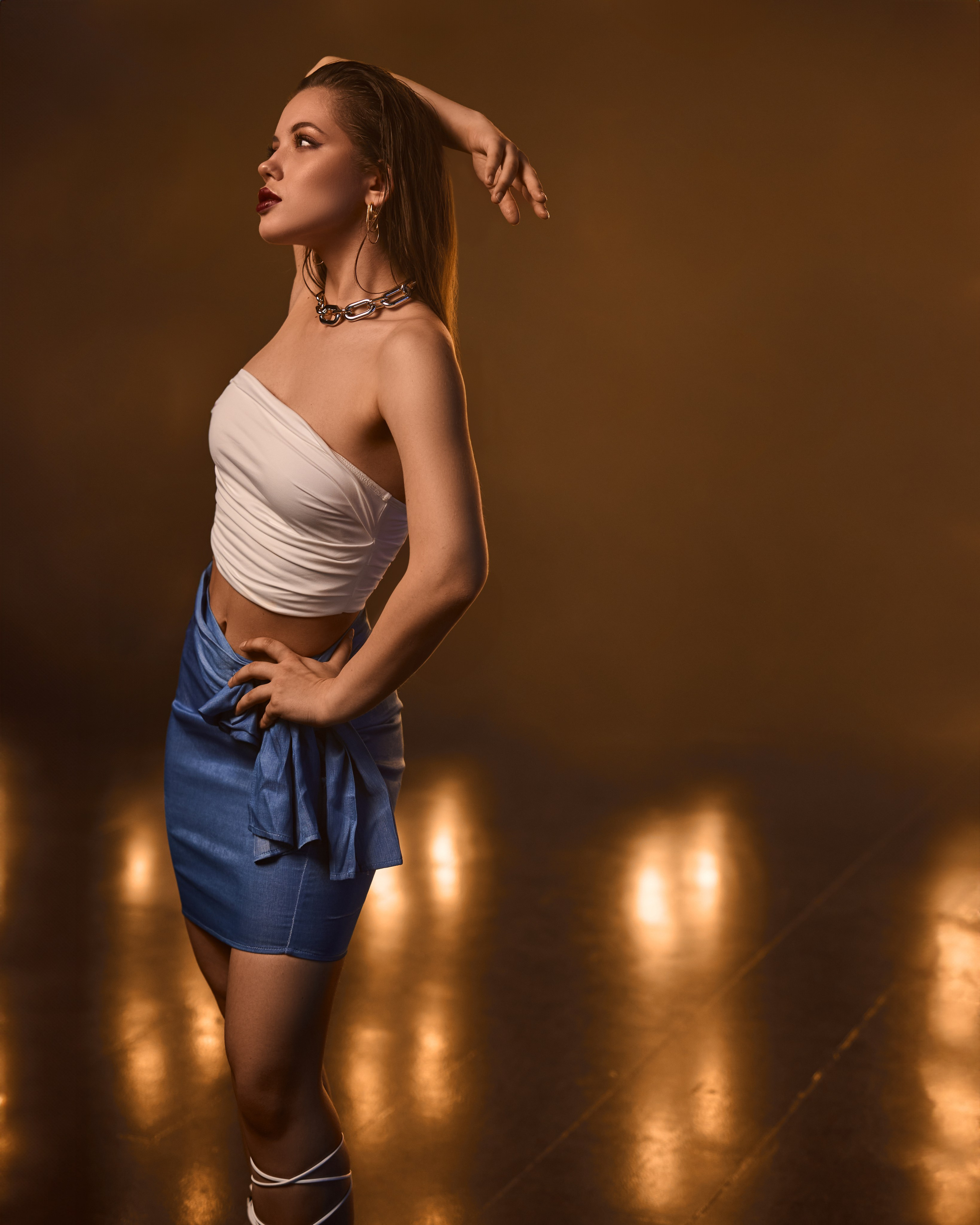 Studio-Shooting. Portraitfotografin Natalia Calcagnile