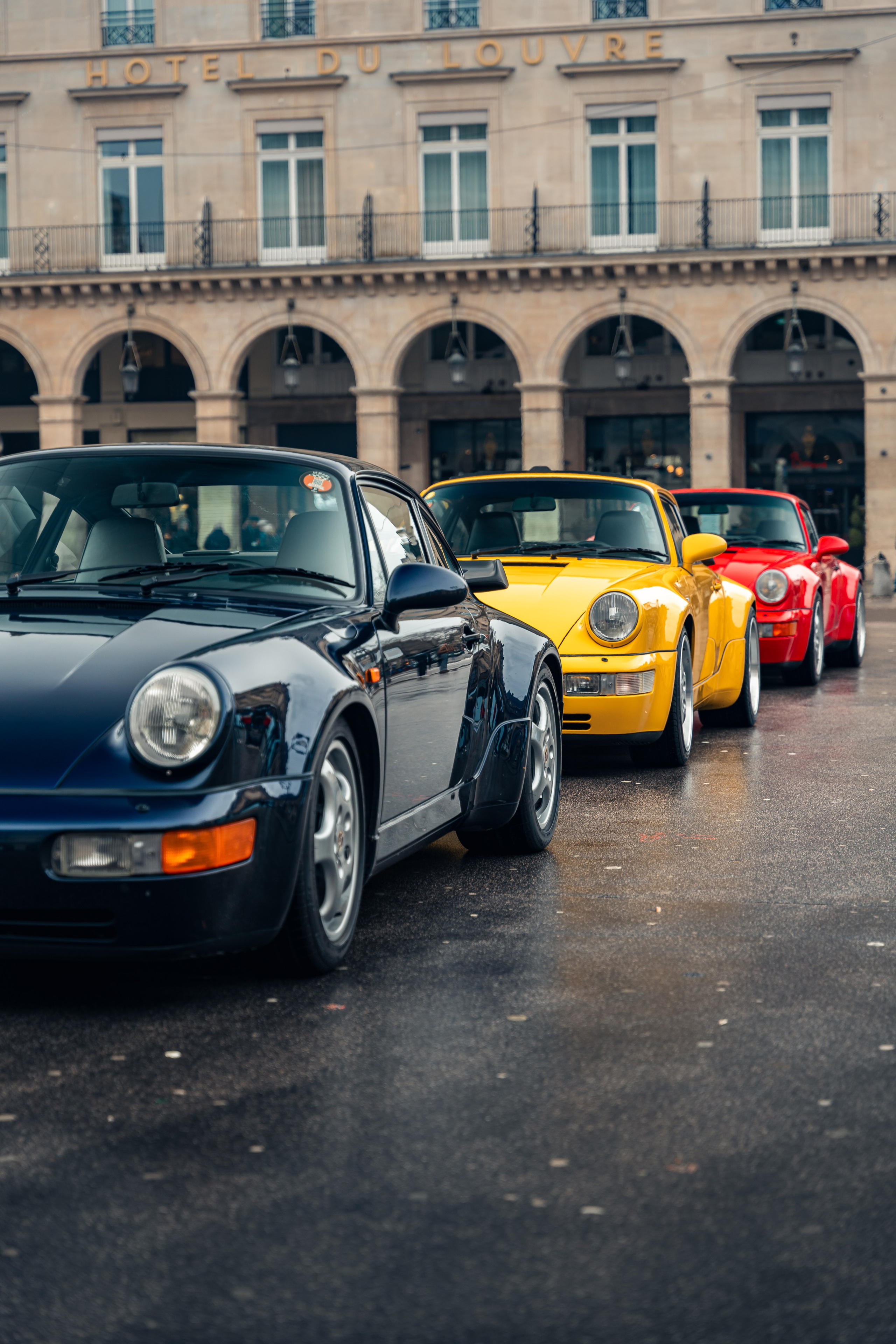 Porsches 964 Turbo. Photographe de voitures à Paris — Vitalii Motruk