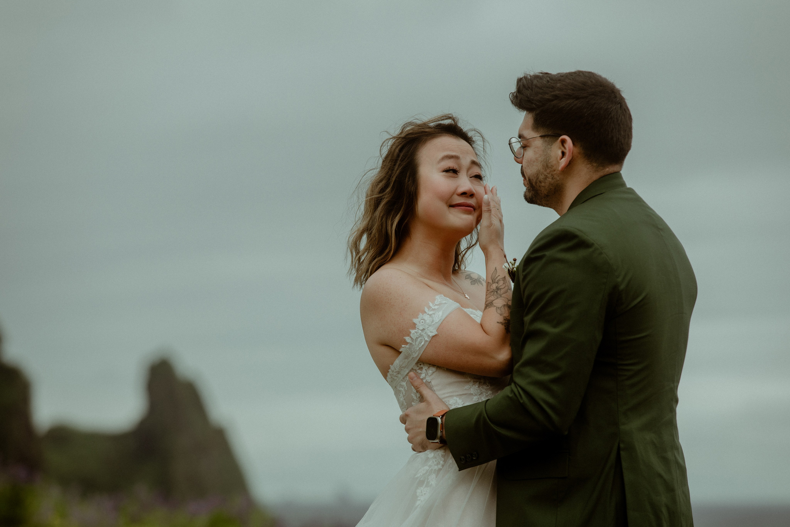 Elopement at Kvernufoss Waterfall. Iceland elopement photo and video | Nikolaichik Photo