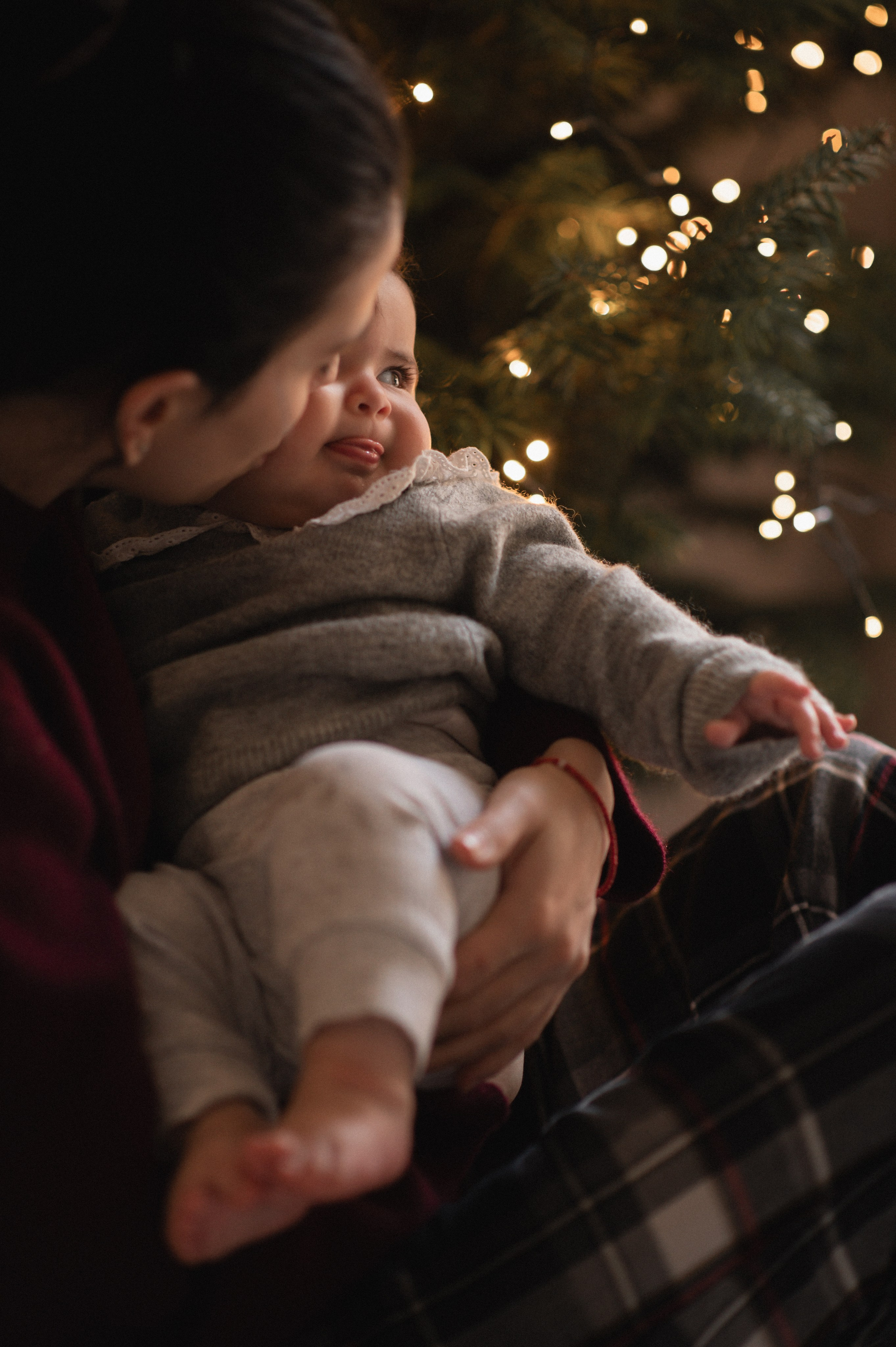 First Christmas. Family, children, portrait, and event photography in Thessaloniki