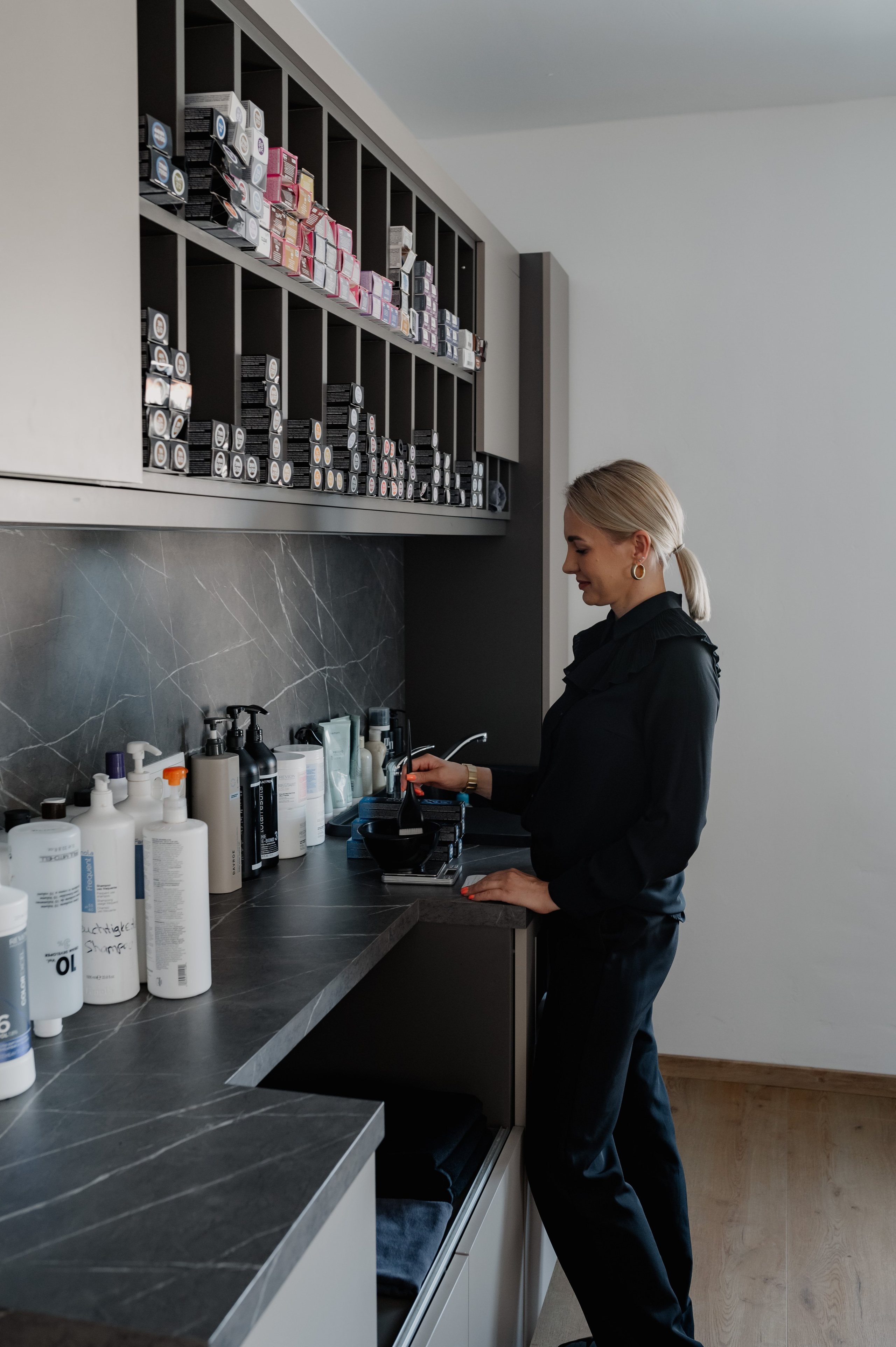 Branding Shooting Friseursalon in Ansbach. Fotografin Ansbach - Paare | Hochzeit | After Wedding