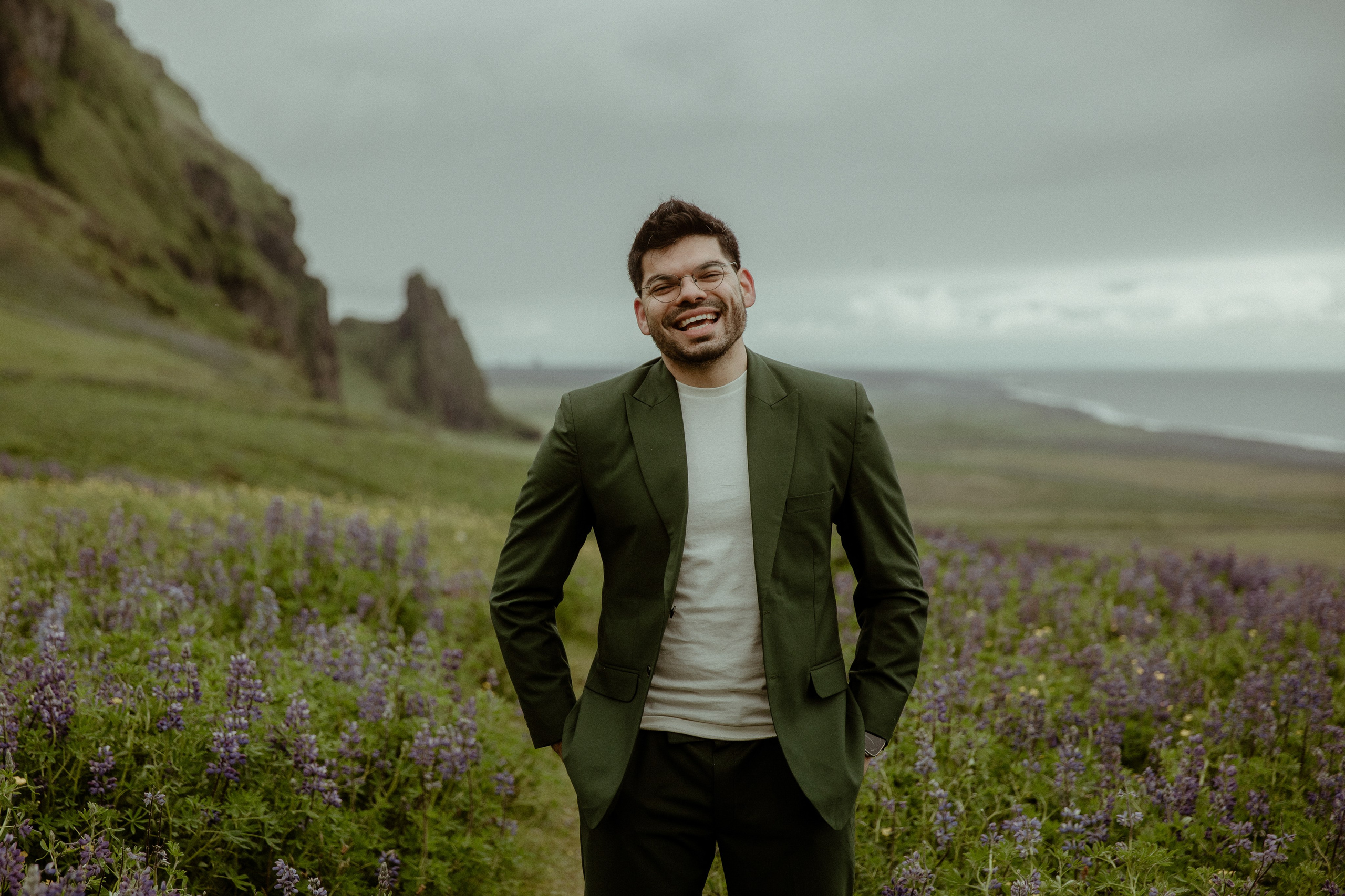 Elopement at Kvernufoss Waterfall. Iceland elopement photo and video | Nikolaichik Photo