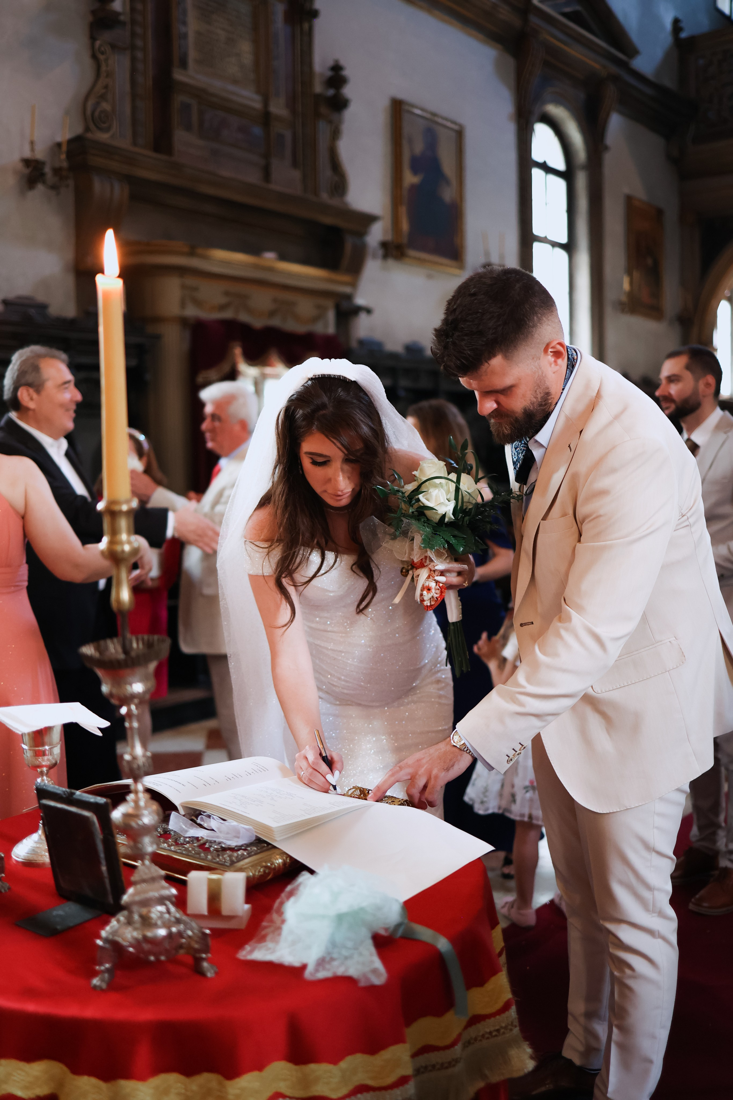 Greek wedding ceremony in Venice 