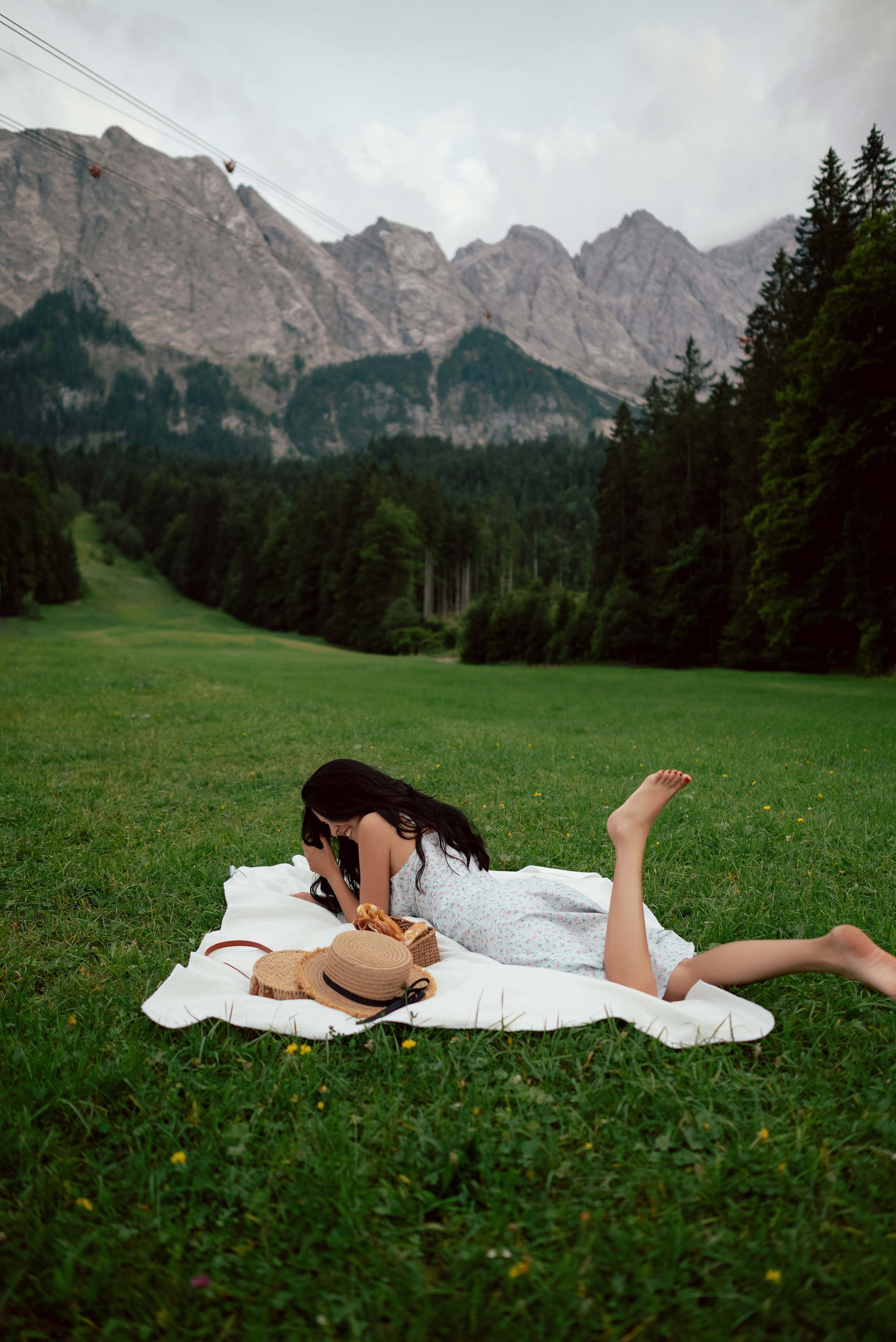 Auf einem Picknick. Frauen- und Familienfotografin in München und Augsburg