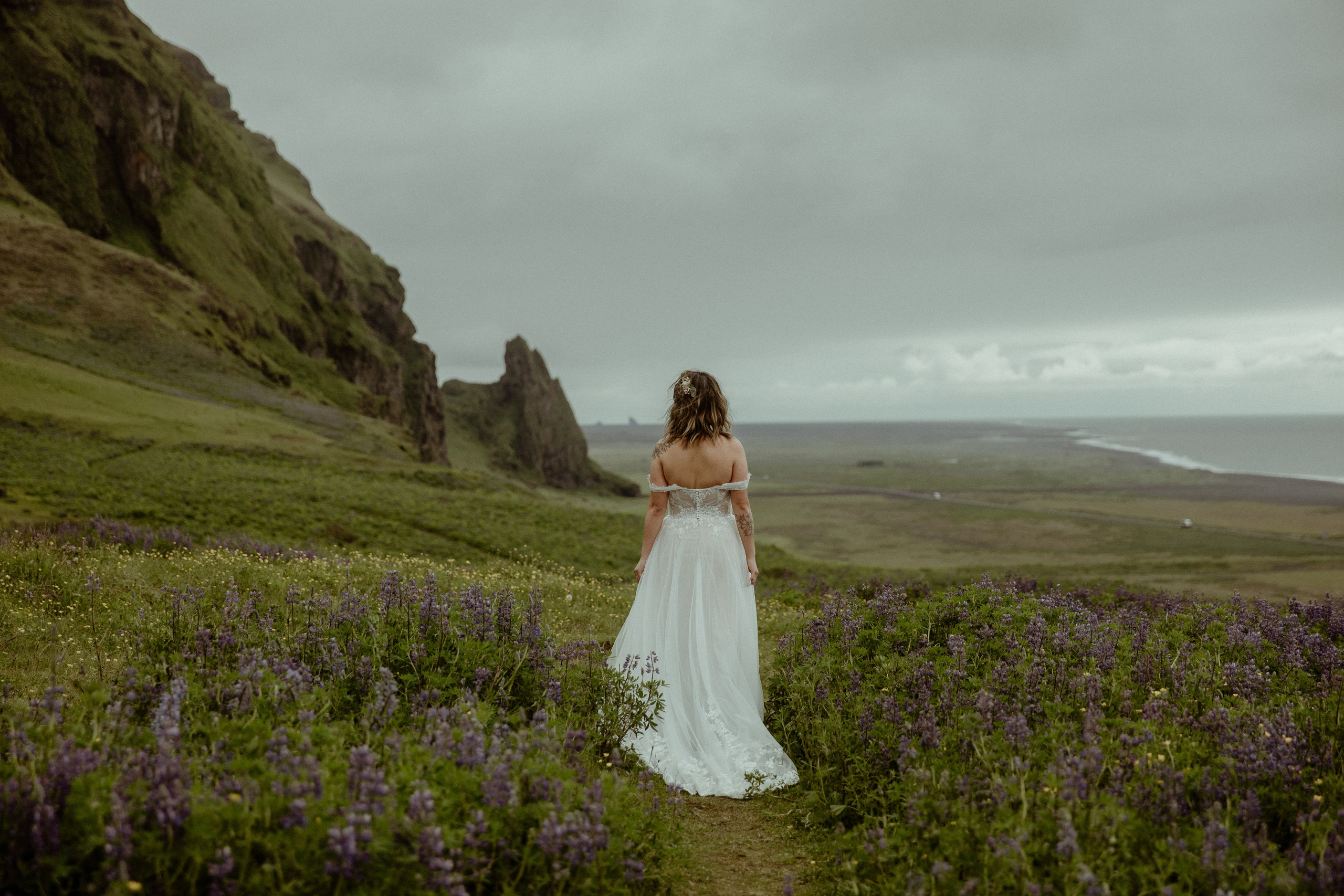 Elopement at Kvernufoss Waterfall. Iceland elopement photo and video | Nikolaichik Photo