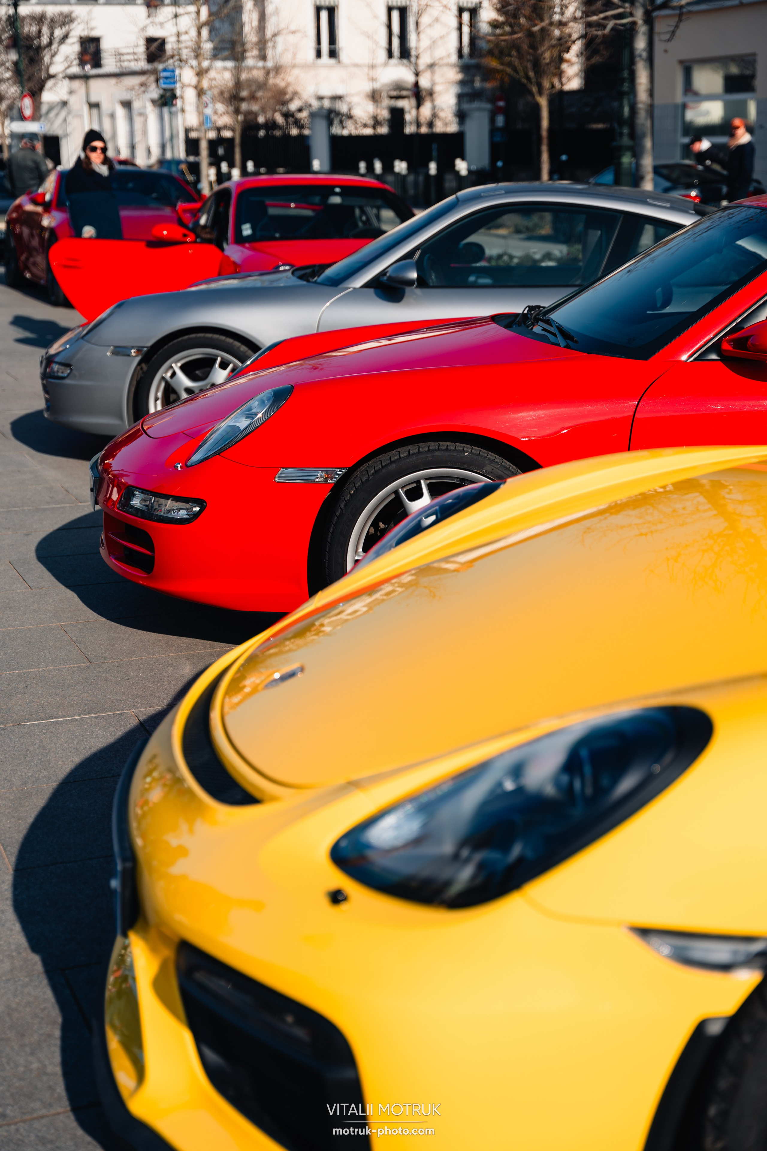 Rassemblement Colombes 16 fevrier 2025. Photographe de voitures à Paris — Vitalii Motruk