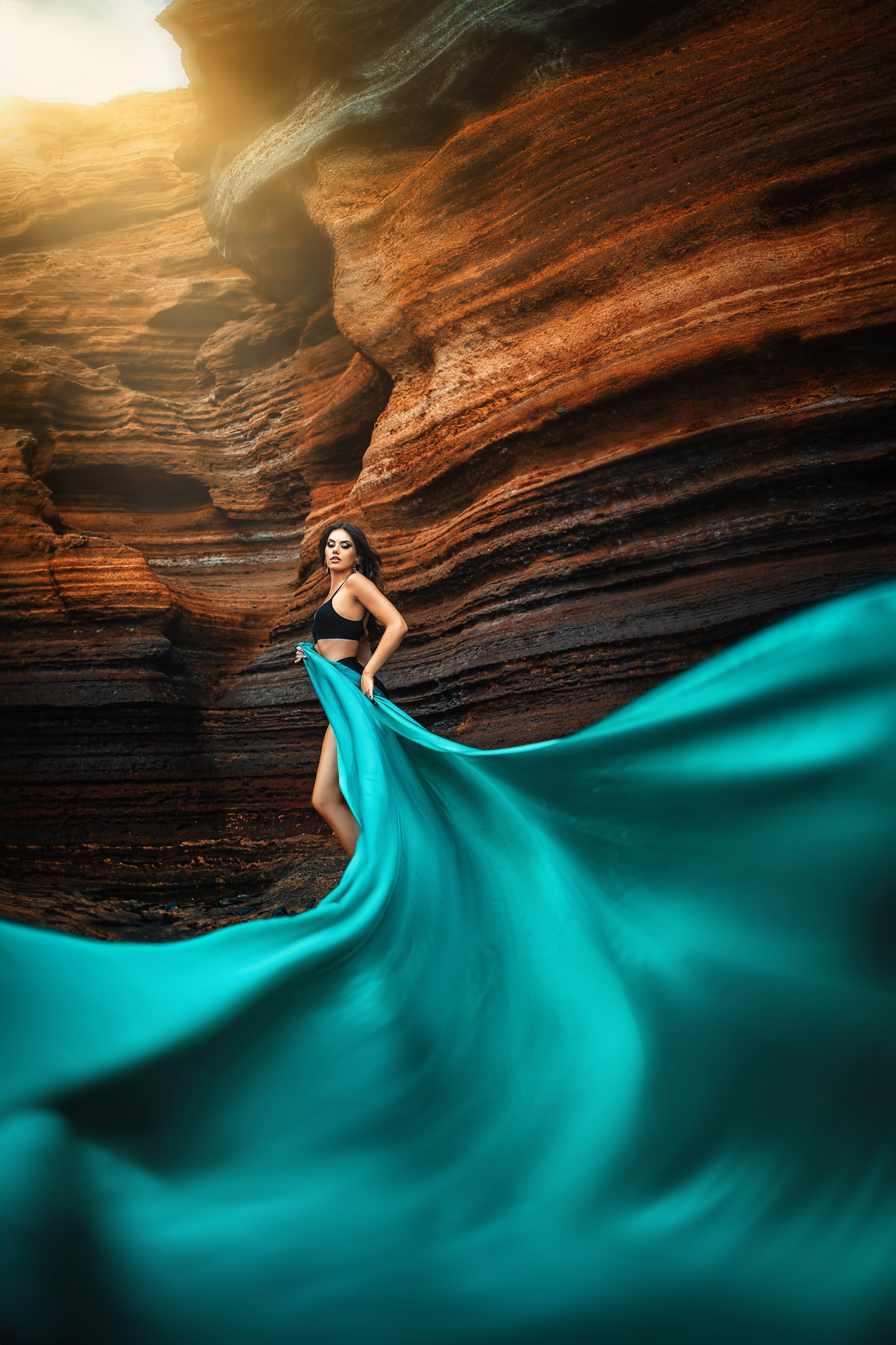 Шелк отрез 4 метра (разные цвета) 10€. Профессиональный фотограф на Тенерифе