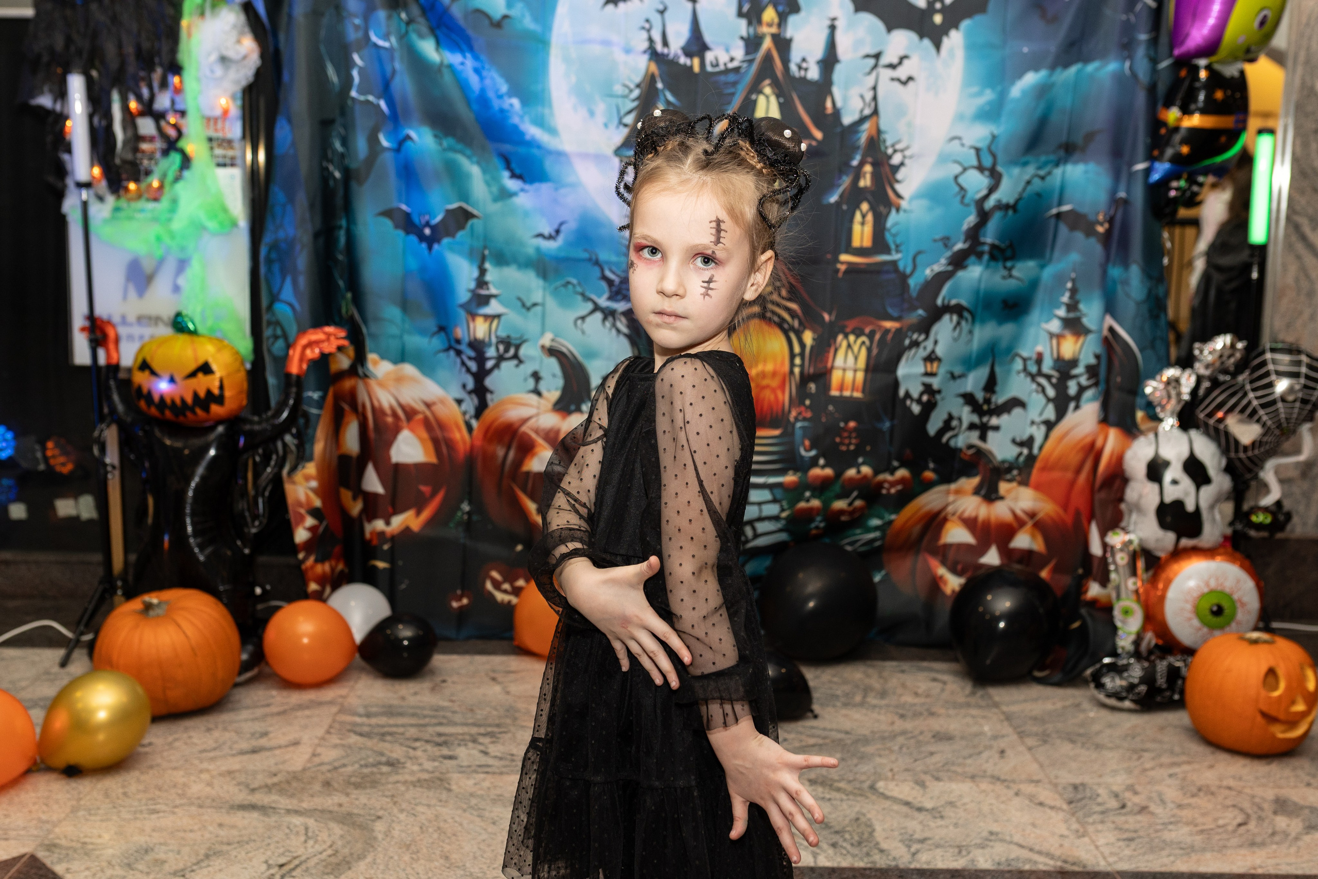 Leo dance studio Helloween 2025. Семейный и детский фотограф в Варшаве Мила Бобровская
