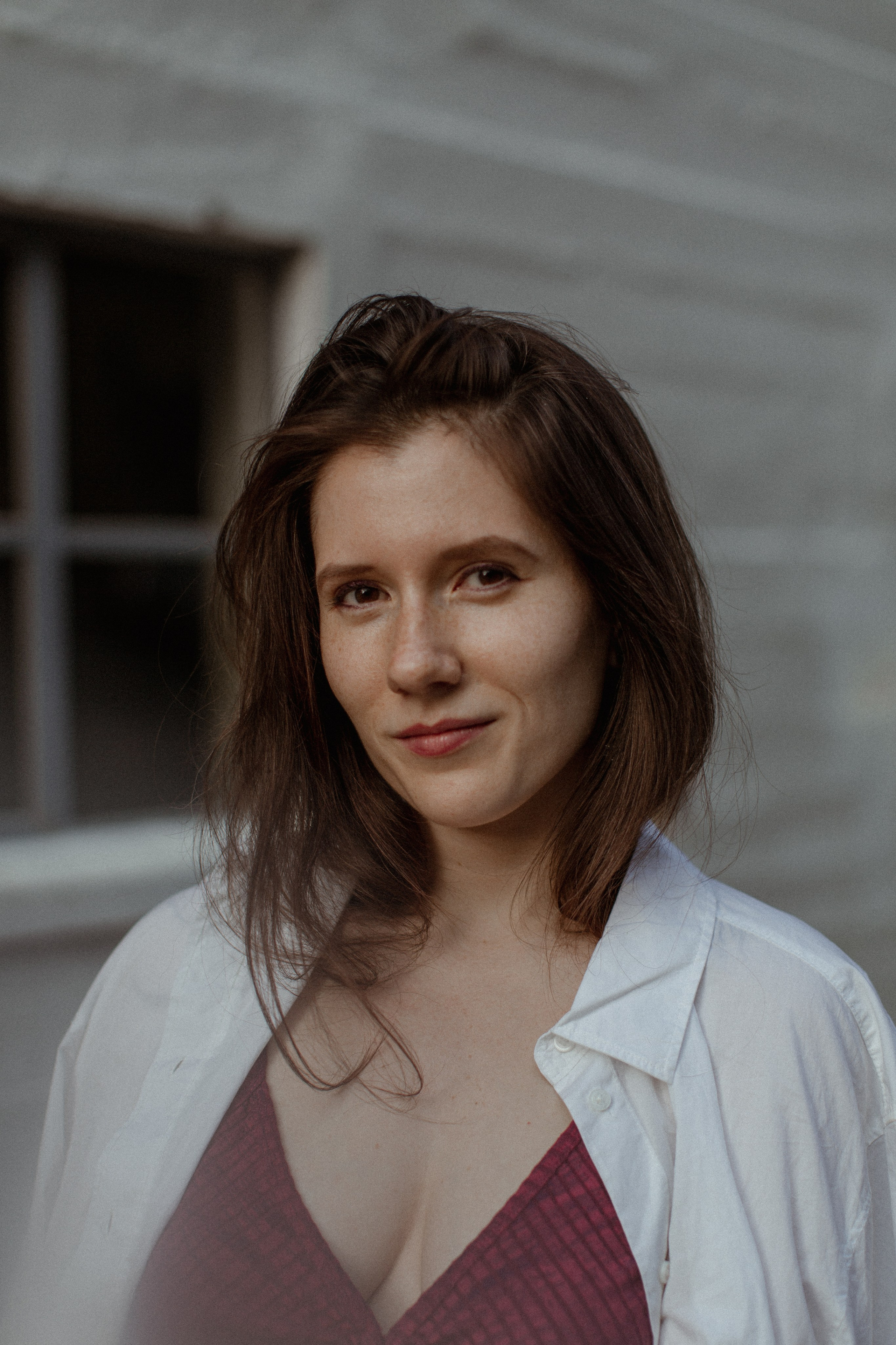 Oksana. The 1st photoshoot in life. True self