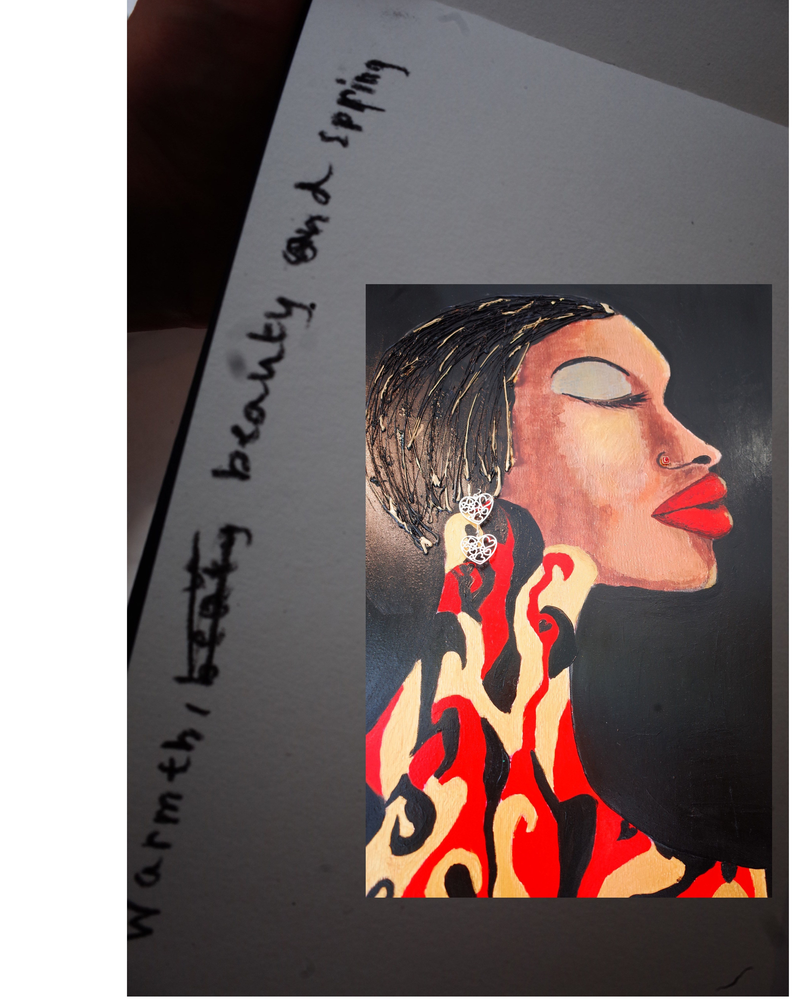 Art Touch performance. Victoria Dini. Art photography in London / Folkestone, UK