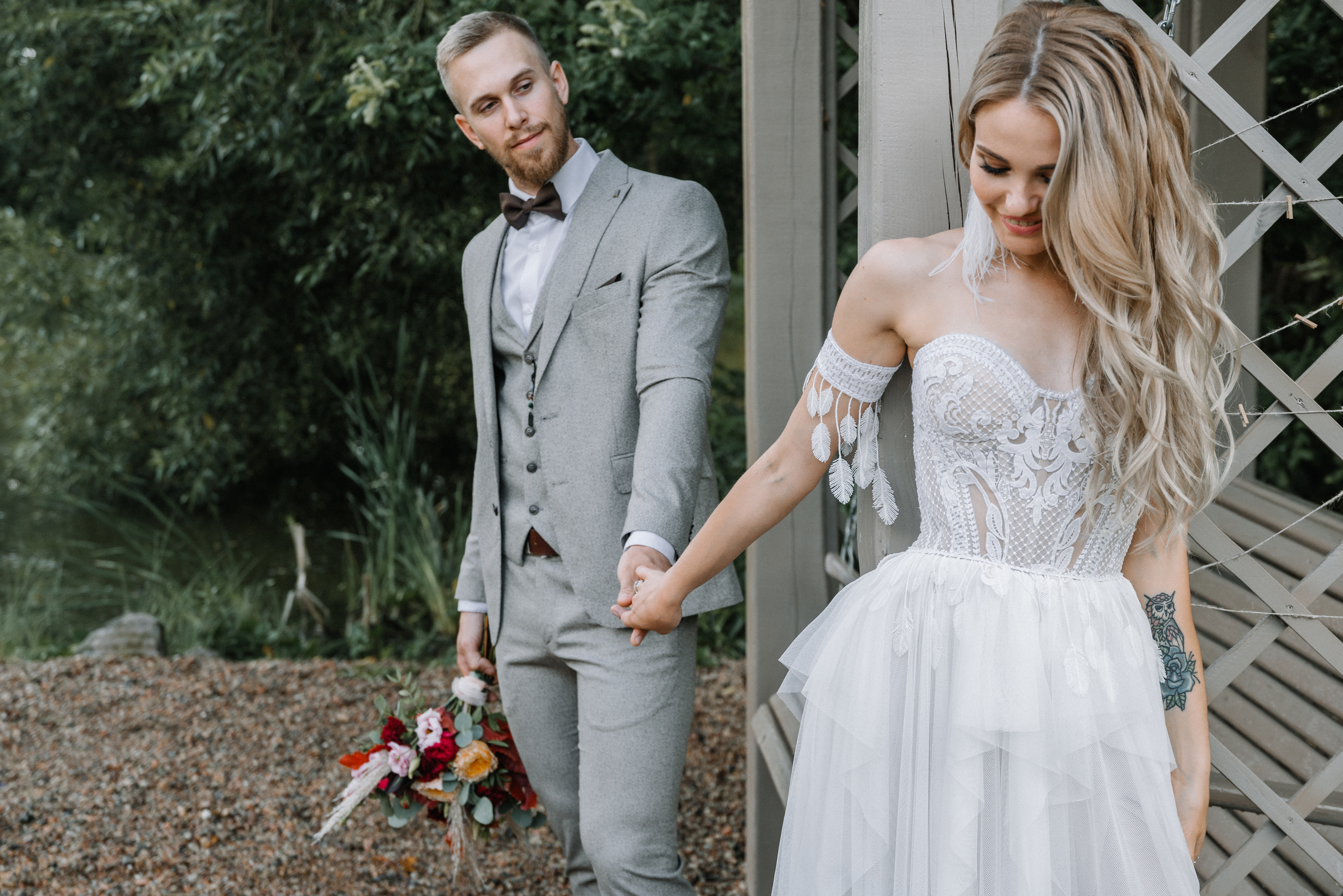 Ślub Elżbiety i Michaiła w stylu „Boho”. Fotograf w Krakowie/Europie Weronika Stoma