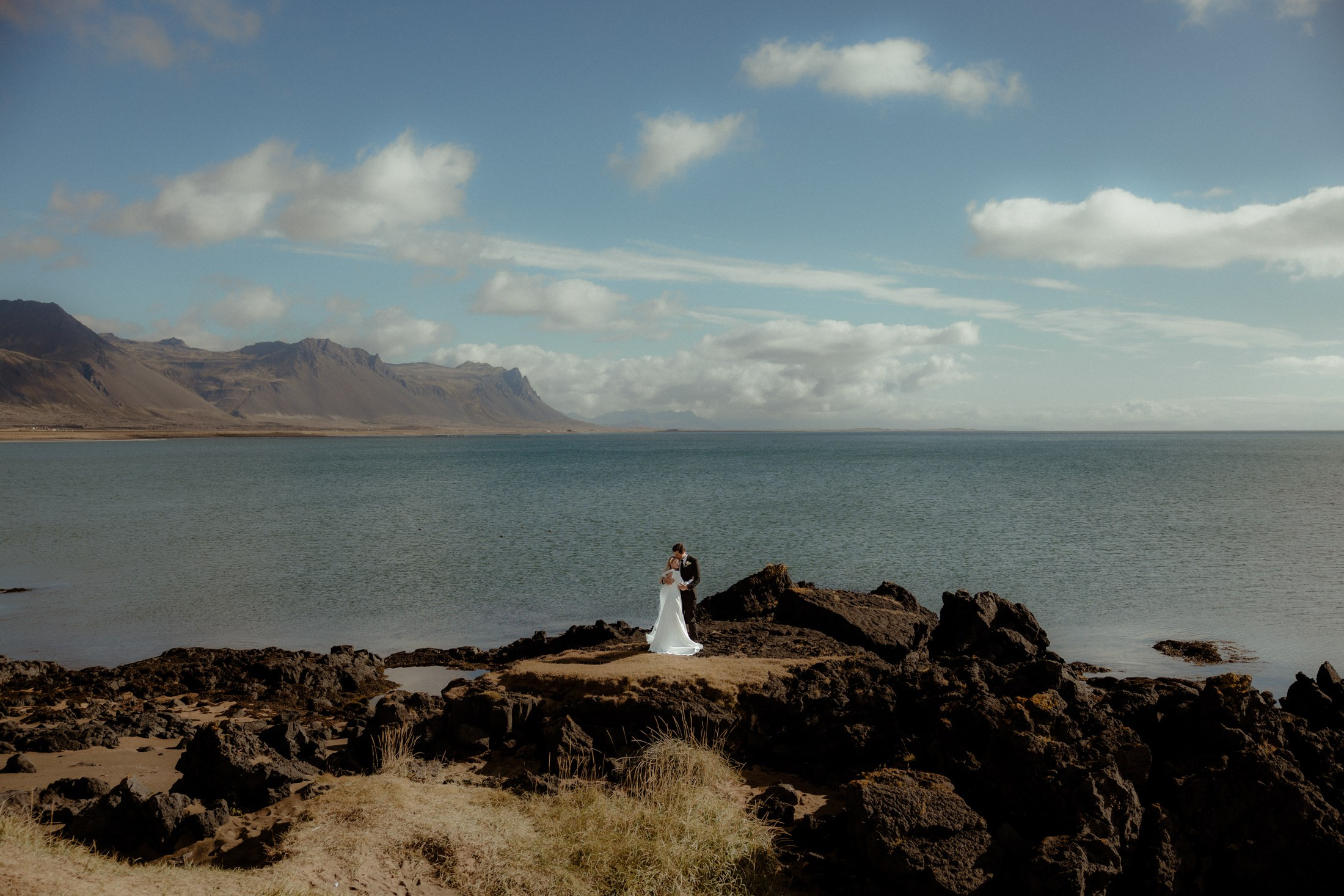 Iceland elopement at Budir Black Church | Snæfellsnes wedding by Iceland elopement photographer & videographer. Iceland elopement photographer & videographer