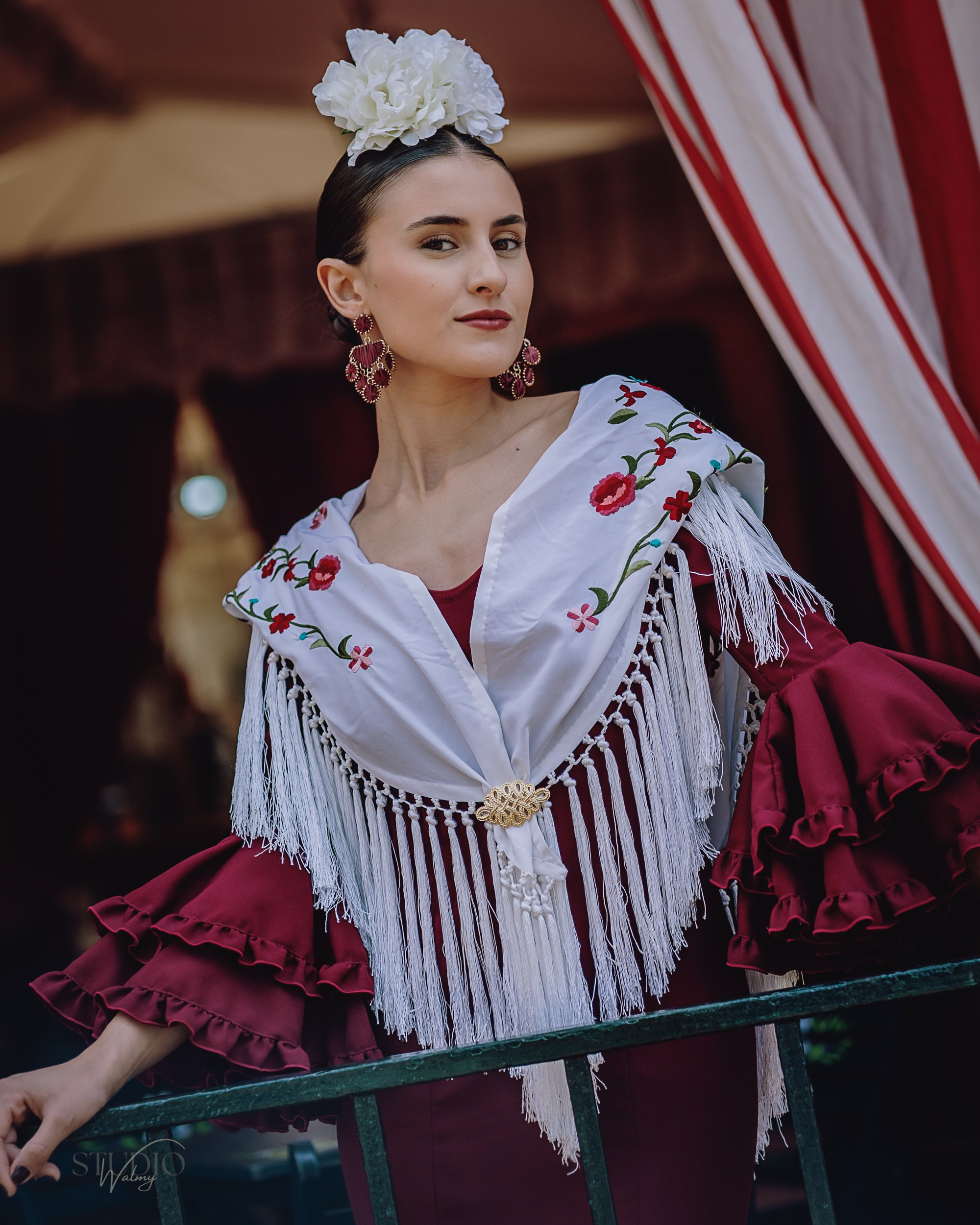 Sesión de fotos en feria de Abril de Sevilla. Inicio