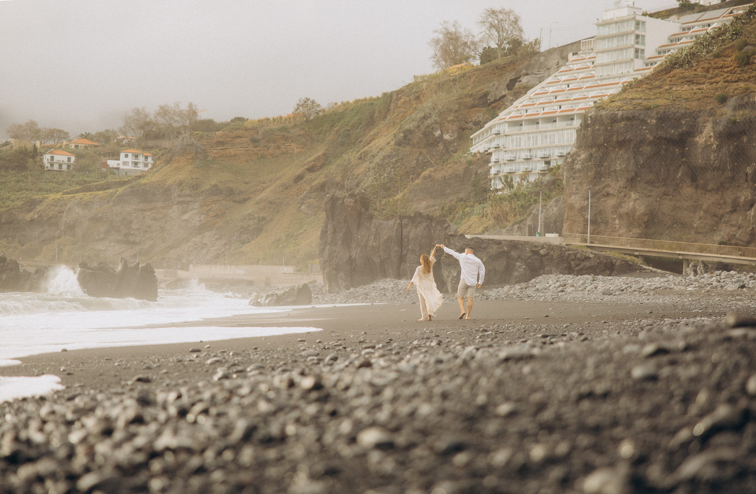 Stephanie & Edgar Formosa beach Madeira