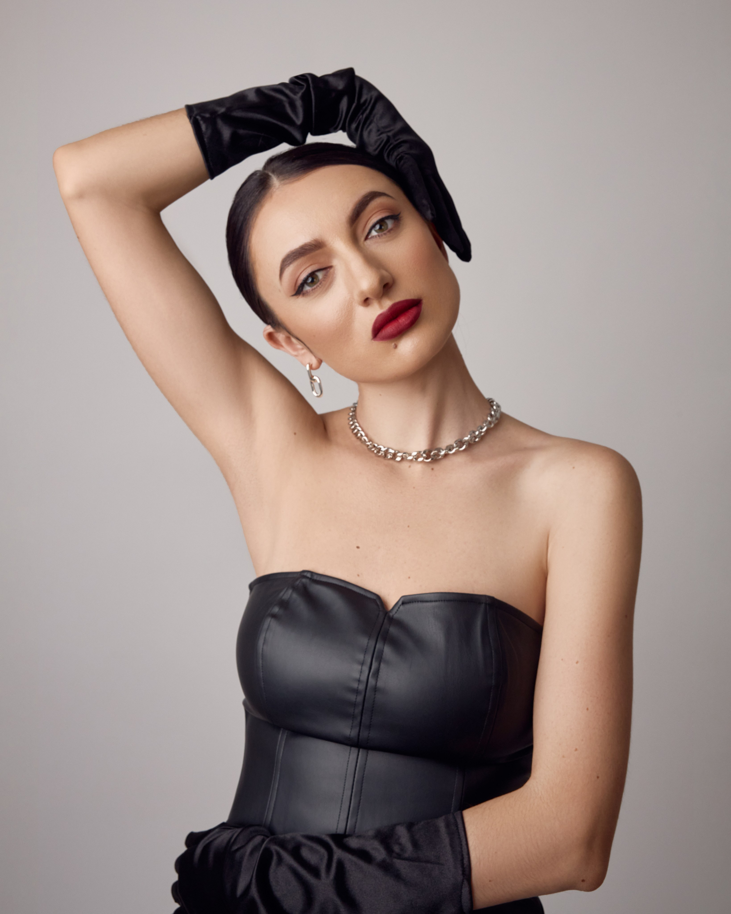 Studio-Shooting. Portraitfotografin Natalia Calcagnile