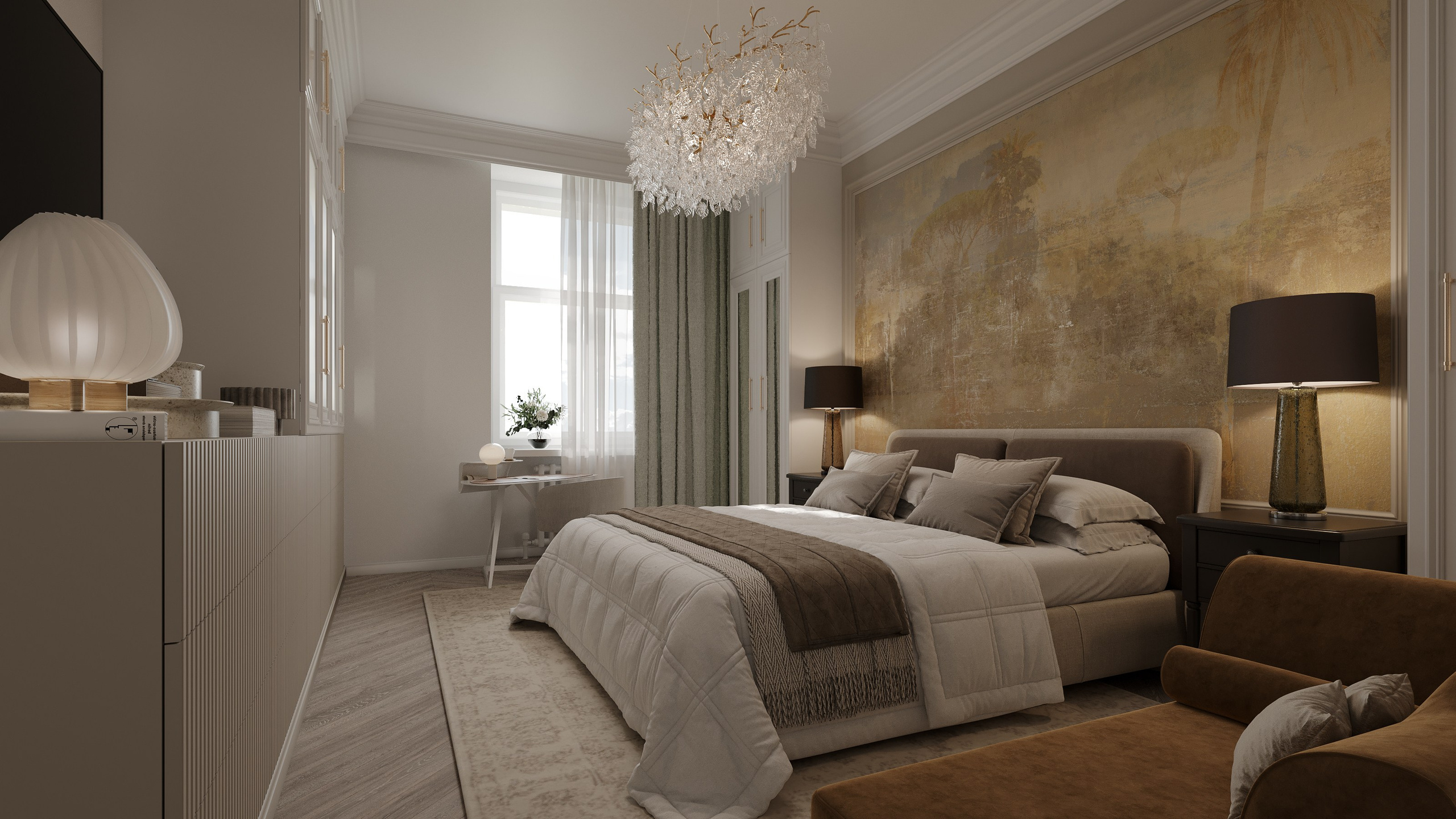 Hlavní ložnice. Filipenka architects