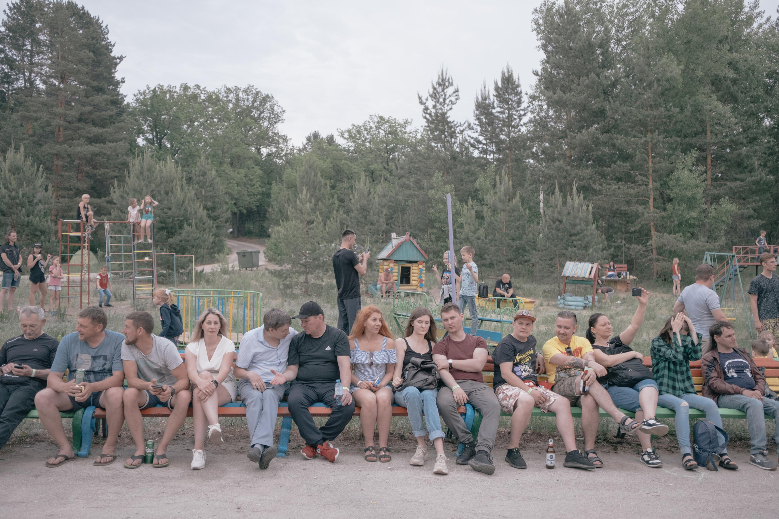 Bikers` camp. Photographer Anastasiya Dubrovina