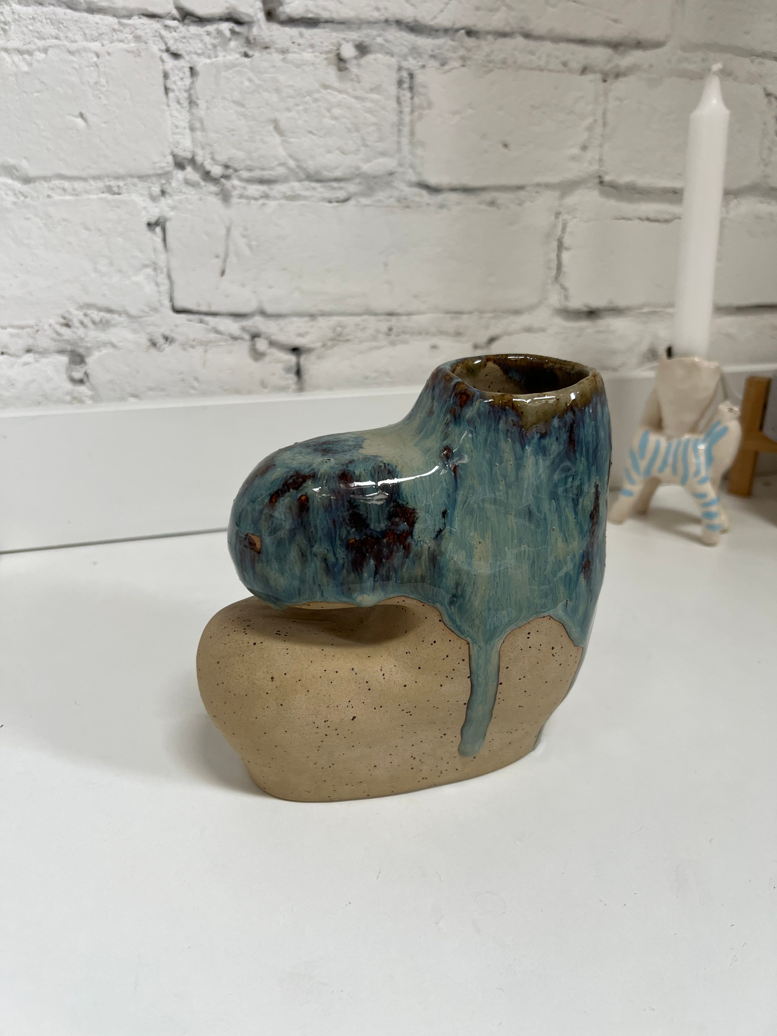 Vase “Ocean”. ReefCeramics, based in Nicosia, is a creative hub where handcrafted ce