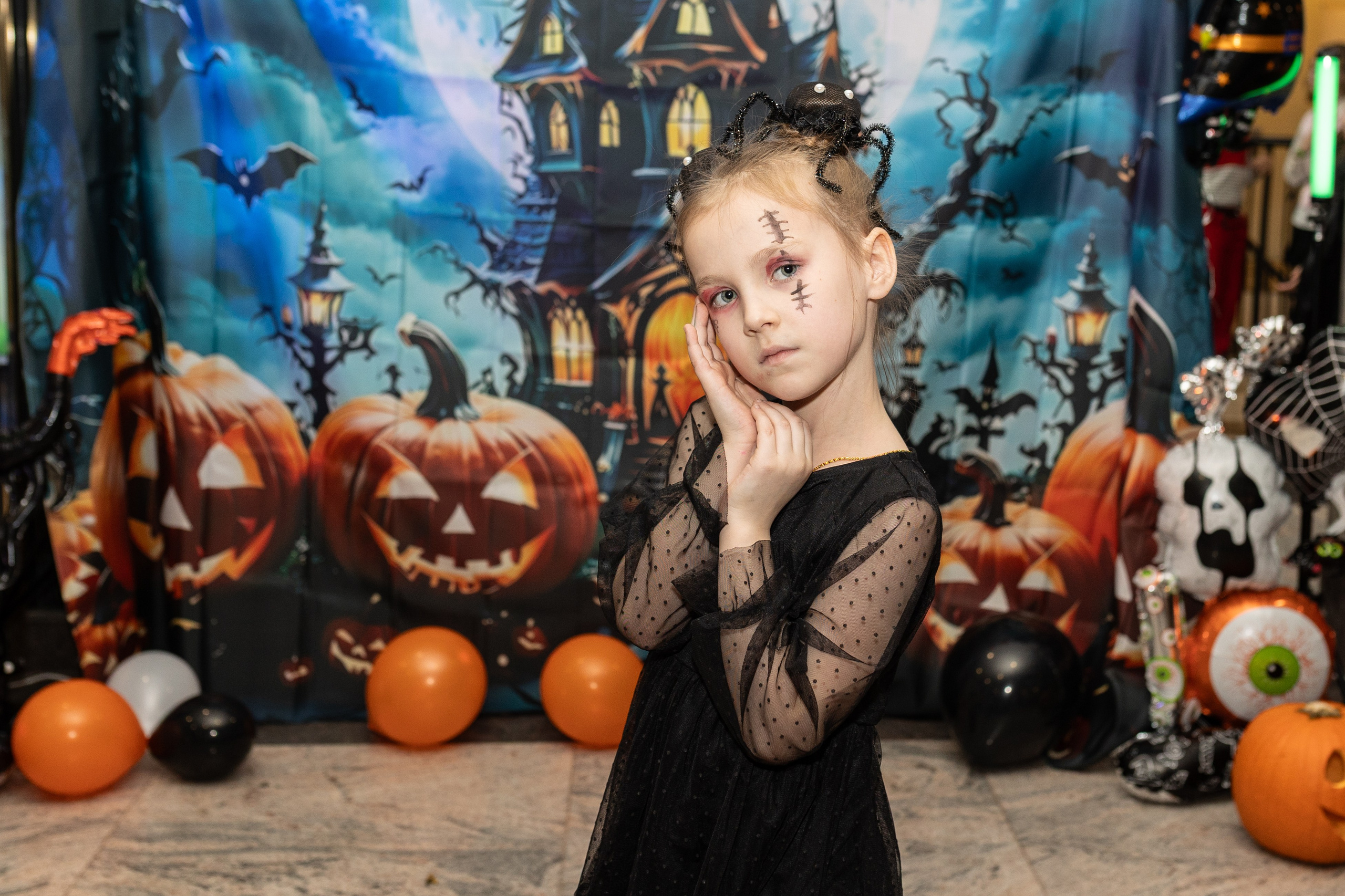 Leo dance studio Helloween 2025. Семейный и детский фотограф в Варшаве Мила Бобровская