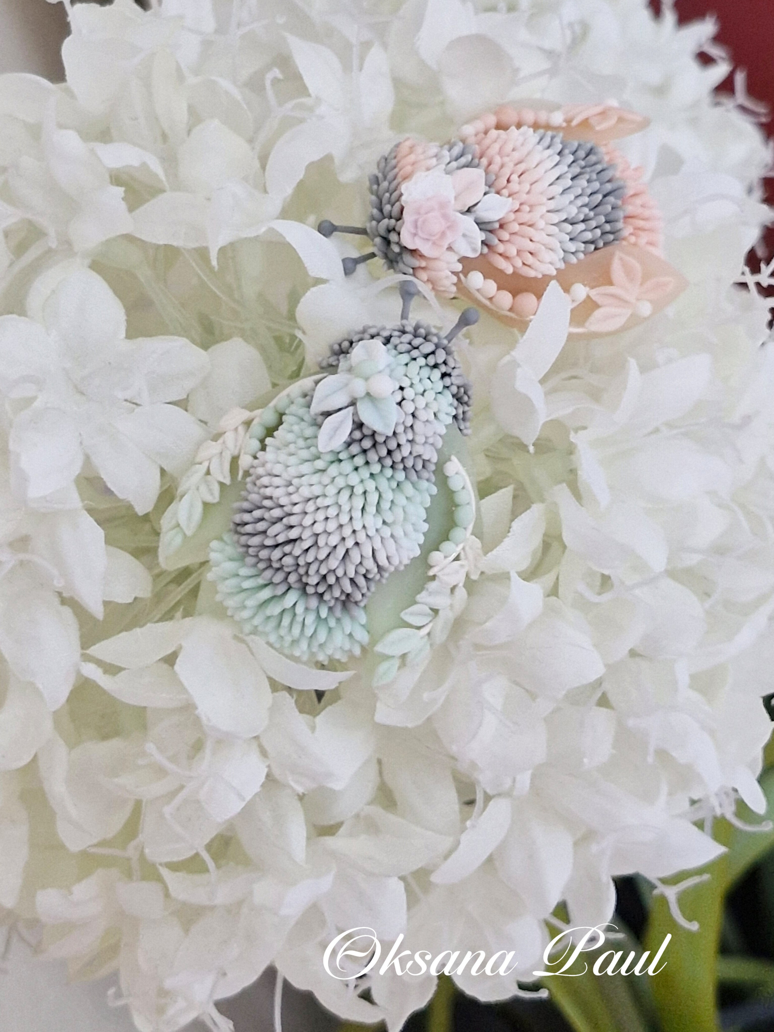 Броши-жуки / Insekten-Broschen ➜. Oksana Paul-Gardinen-Design Oksana Paul ✧ Art of Gardinen & Textile Design ✧ Polymer Clay Art & Handmade Creatures