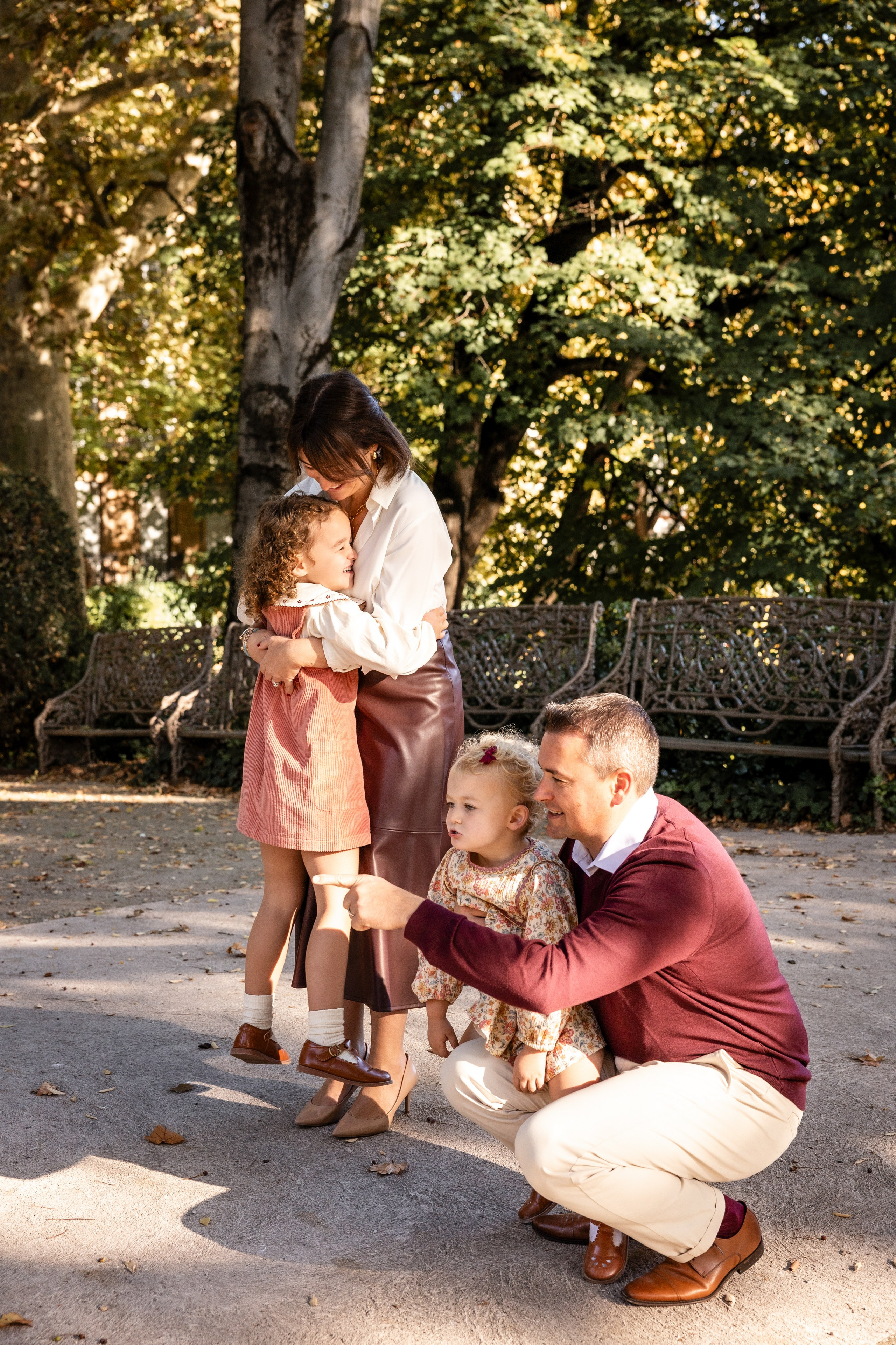 Autumn Family photoshoot in Toulouse. Jardin des Plantes. Евгения Смирнова — фотограф в Тулузе и юго-западной Франции