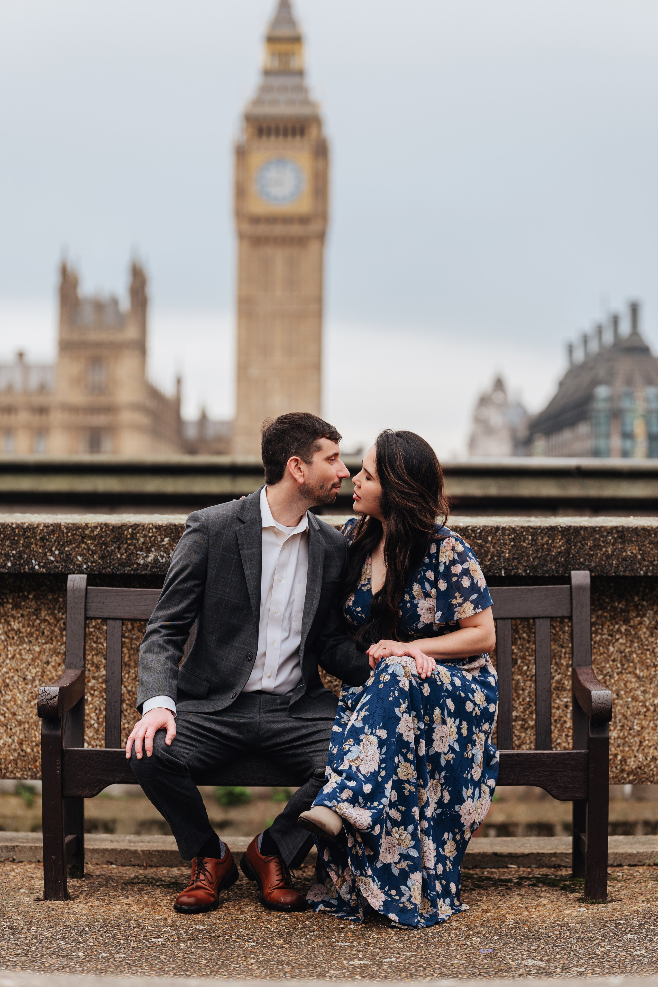Love story near Big Ben, London. Wedding and family photographer in London