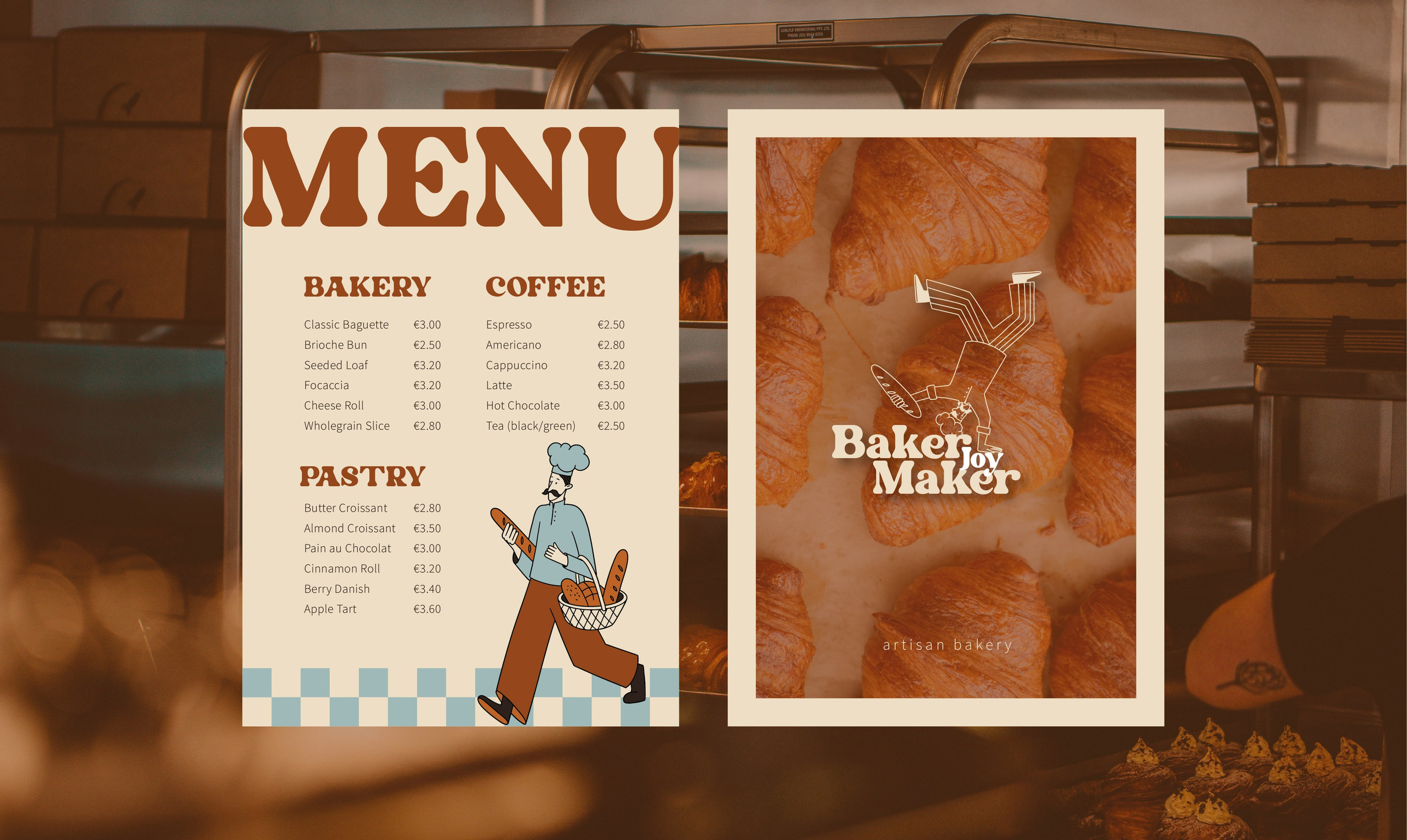 Baker Joy Maker. Helen Reveur | Illustrator & Brand Designer | Ready-Made & Custom Illustrations