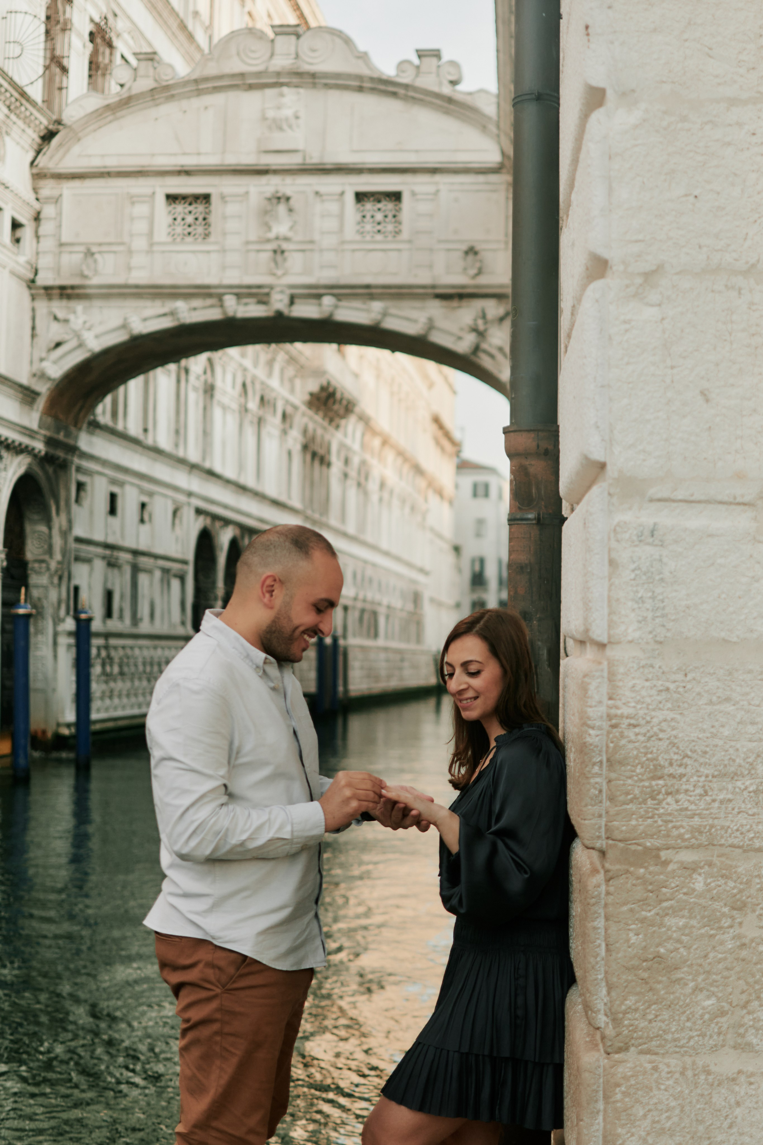 Morning engagement photoshoot in Venice. Фотограф в Венеции, Италия. Зотова Яна
