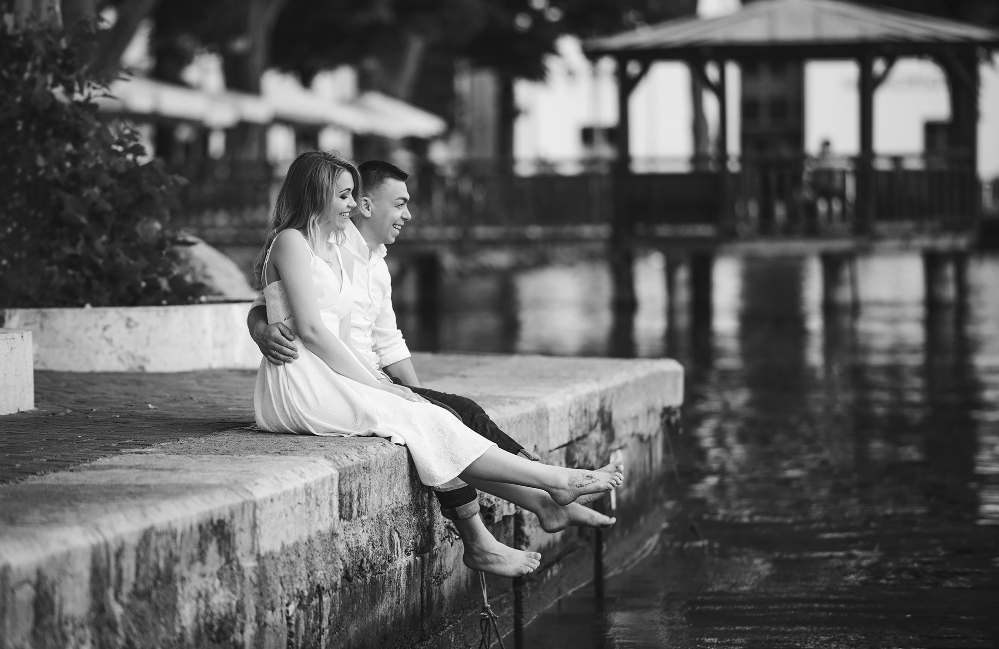 Love story photography Garda Lake