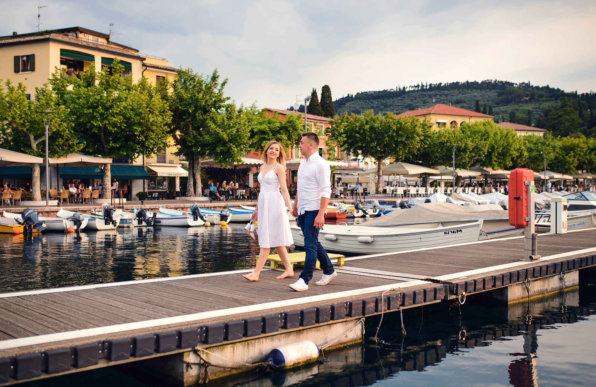 Love story photography Garda Lake