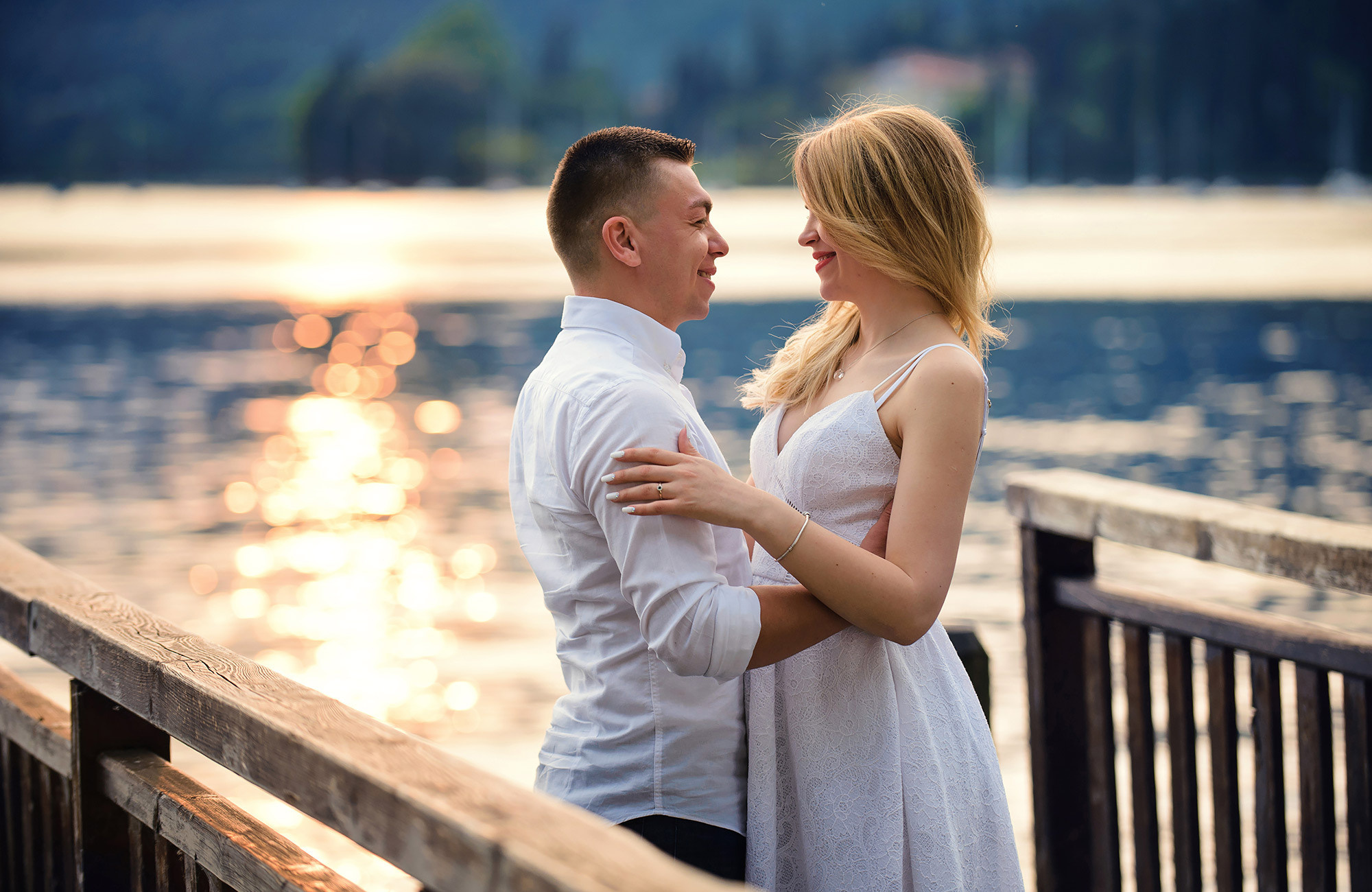 Love story photography Garda Lake