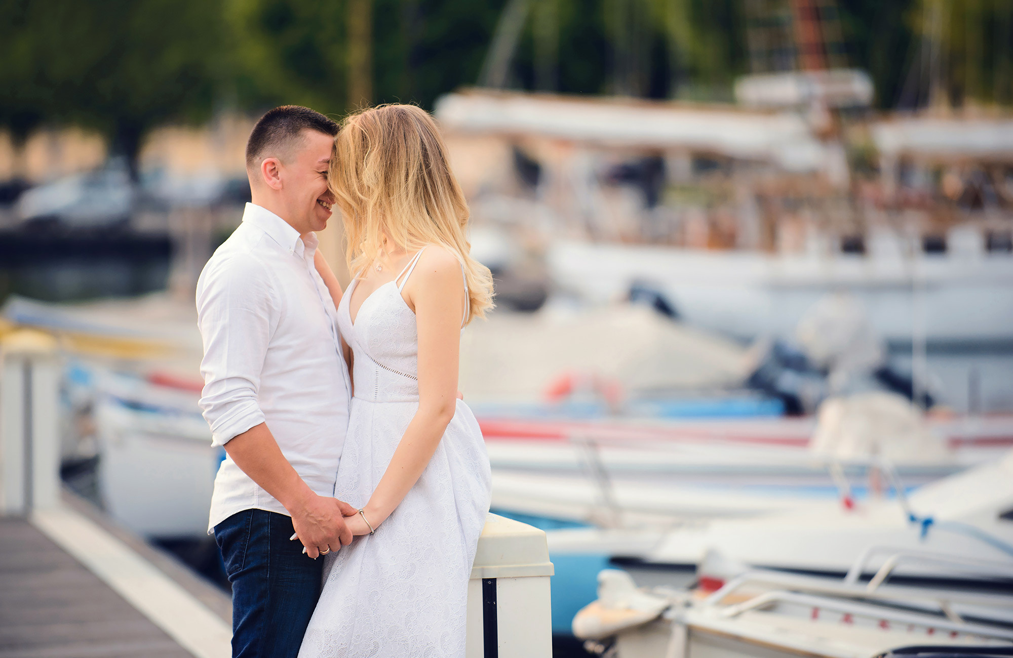 Love story photography Garda Lake