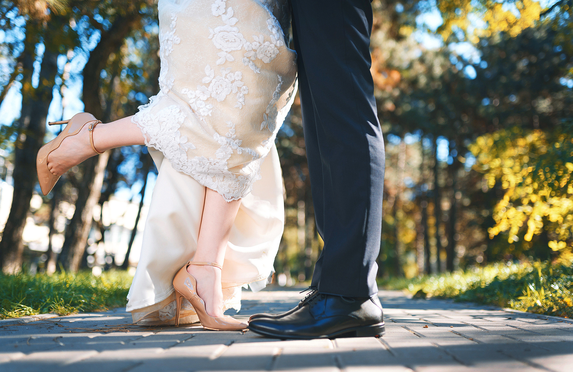 Фотосессия небольшой свадьбы в Лукан Дублин