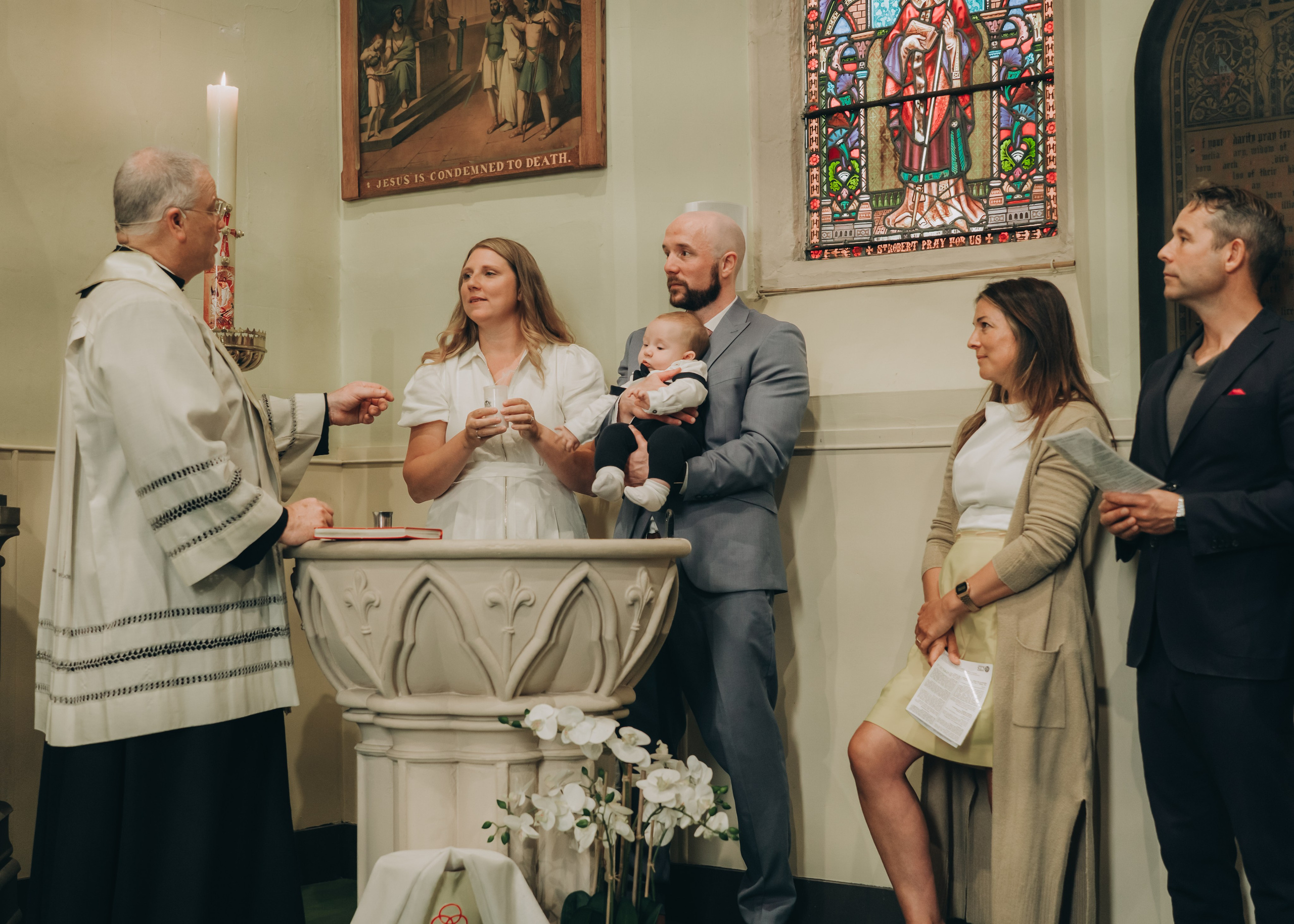 Baptism photography Newcastle Upon Tyne