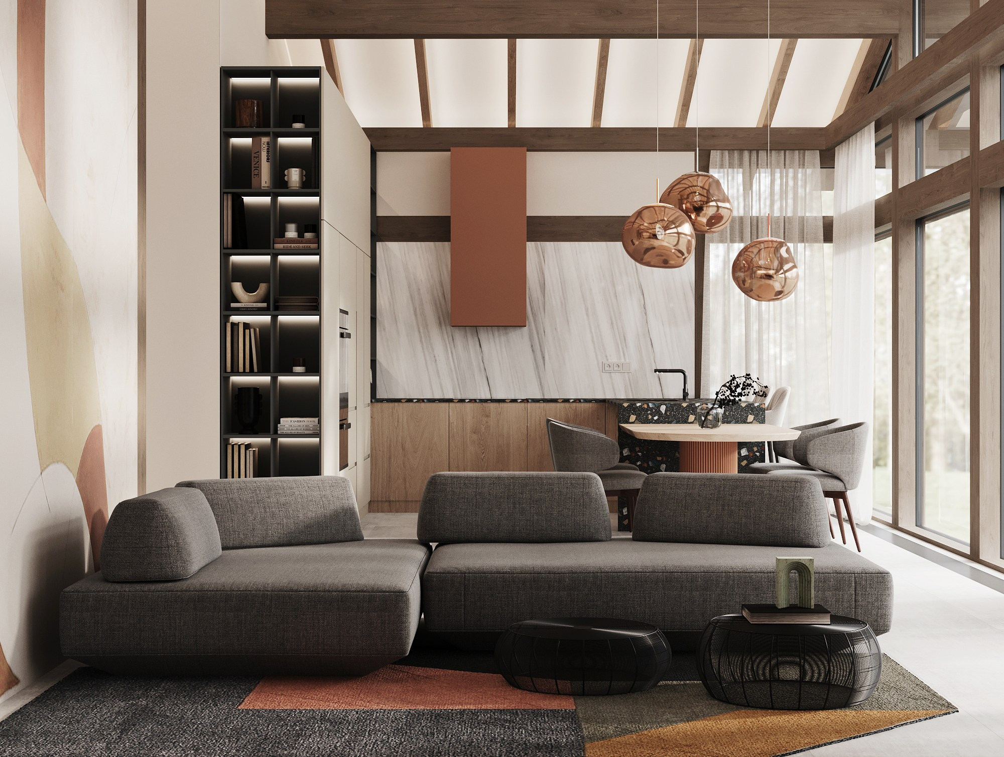 Living spaces. Interior design by Yuliya Shpeter