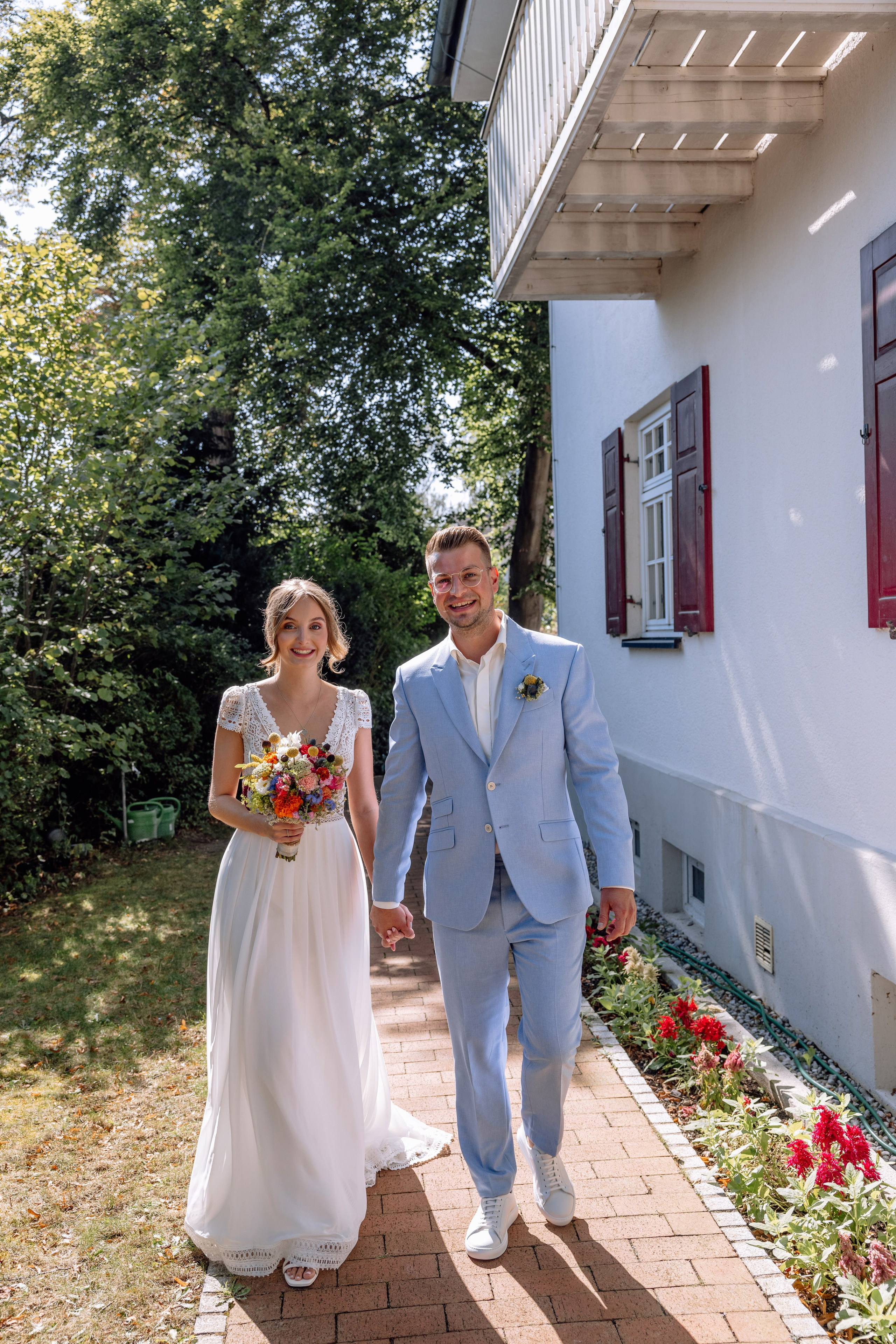 Gilching: Vanessa und Maxi. Hochzeitsfotograf München Taufe Familienfotograf Tanja Mauke