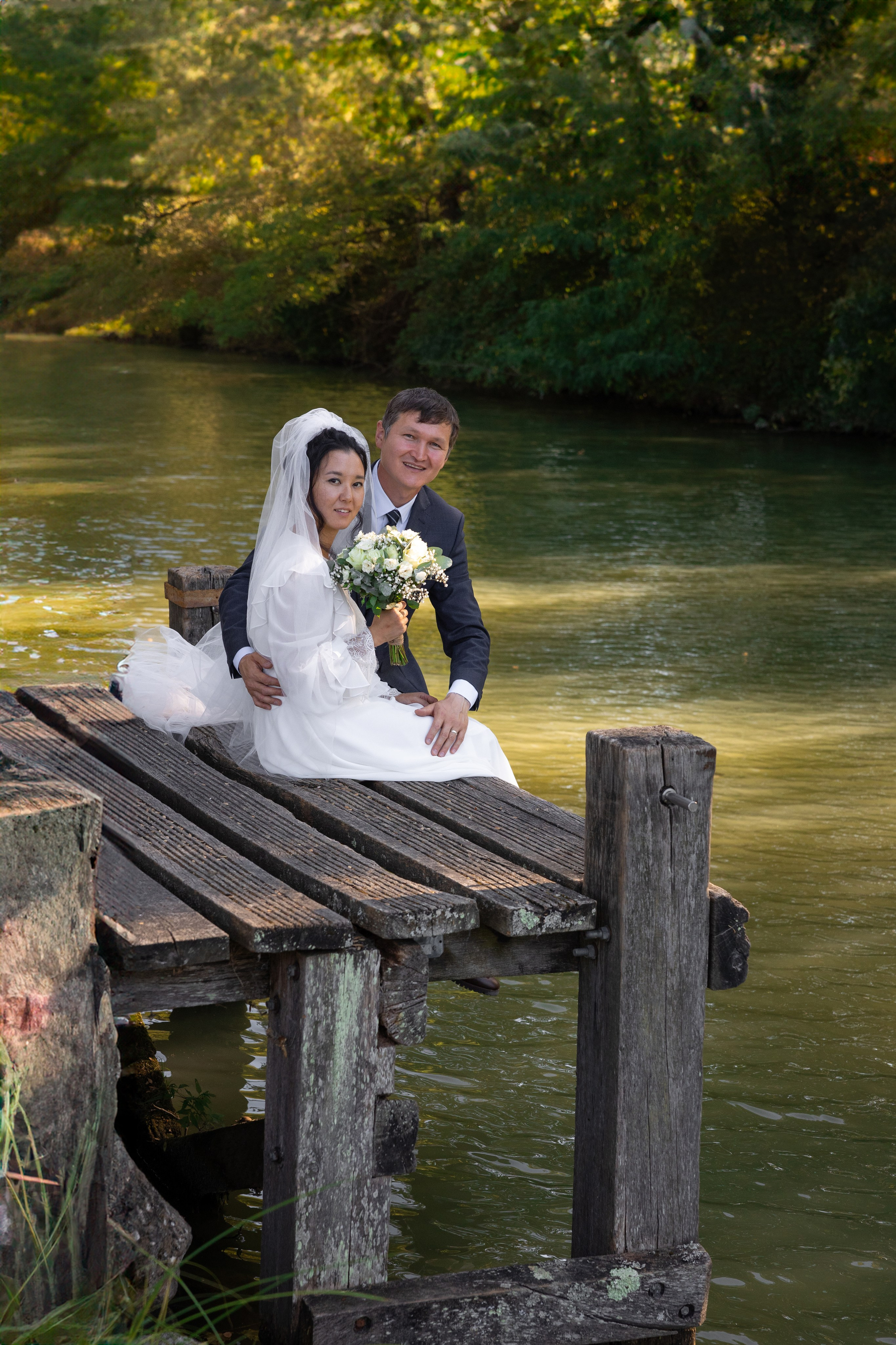 Wedding on Canal du Midi. Eugénie Smirnova — Photographe à Toulouse et dans le Sud-Ouest