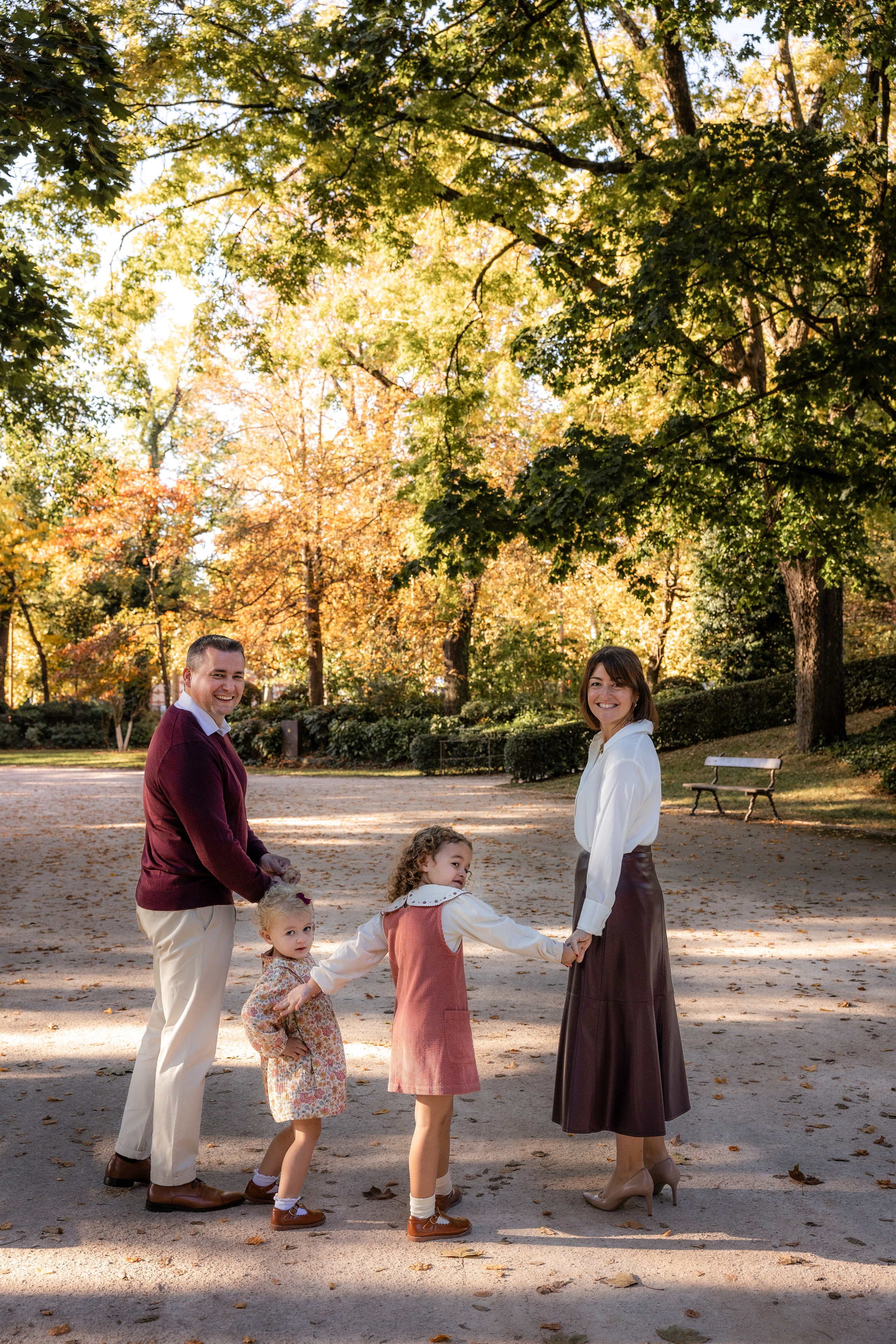 Autumn Family photoshoot in Toulouse. Jardin des Plantes. Евгения Смирнова — фотограф в Тулузе и юго-западной Франции
