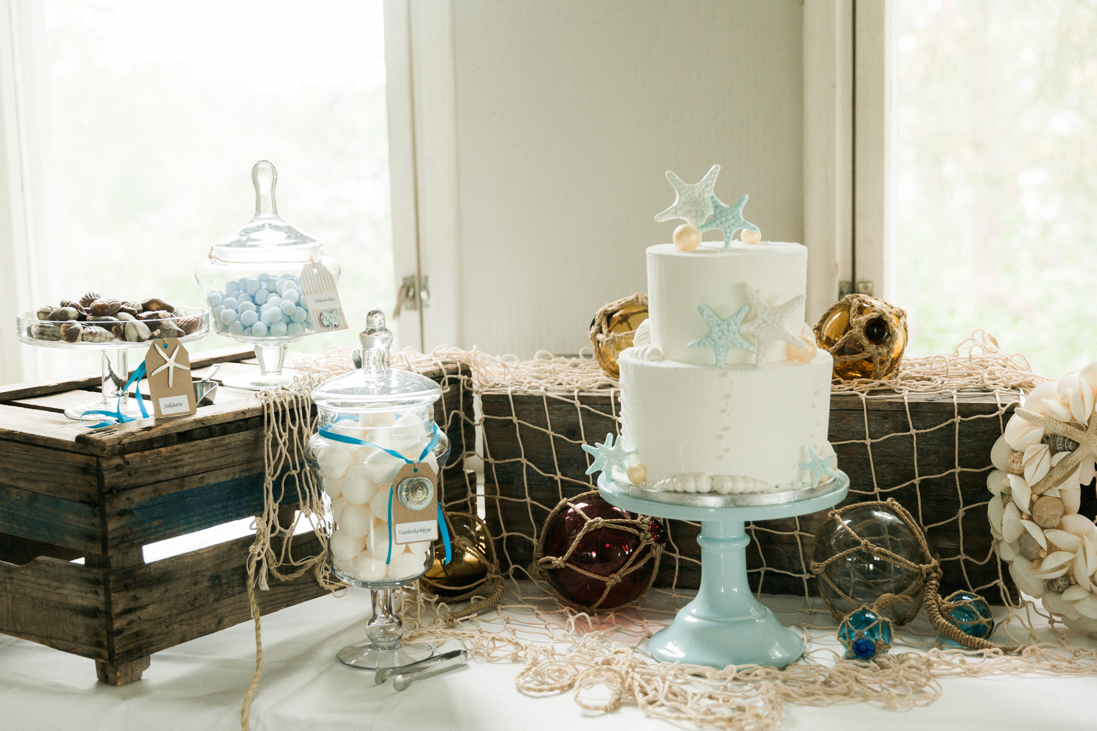 Soutupaviljonki, Stailattu kuvaus, Rantateemahäät