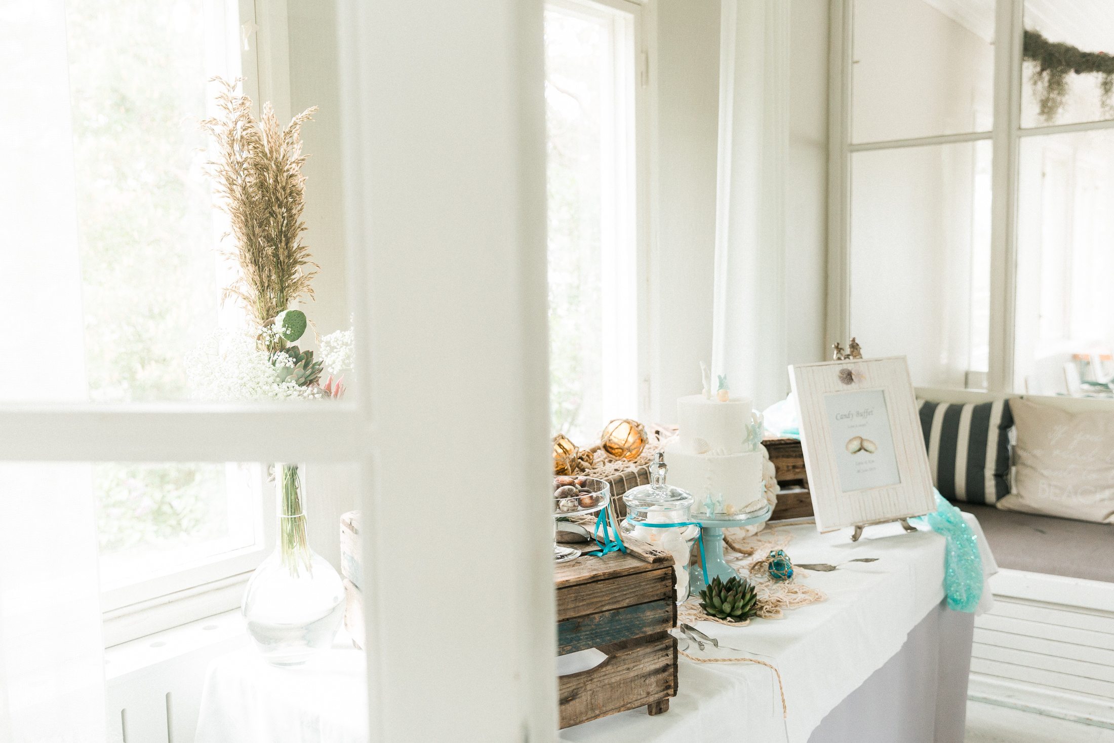 Soutupaviljonki, Stailattu kuvaus, Rantateemahäät