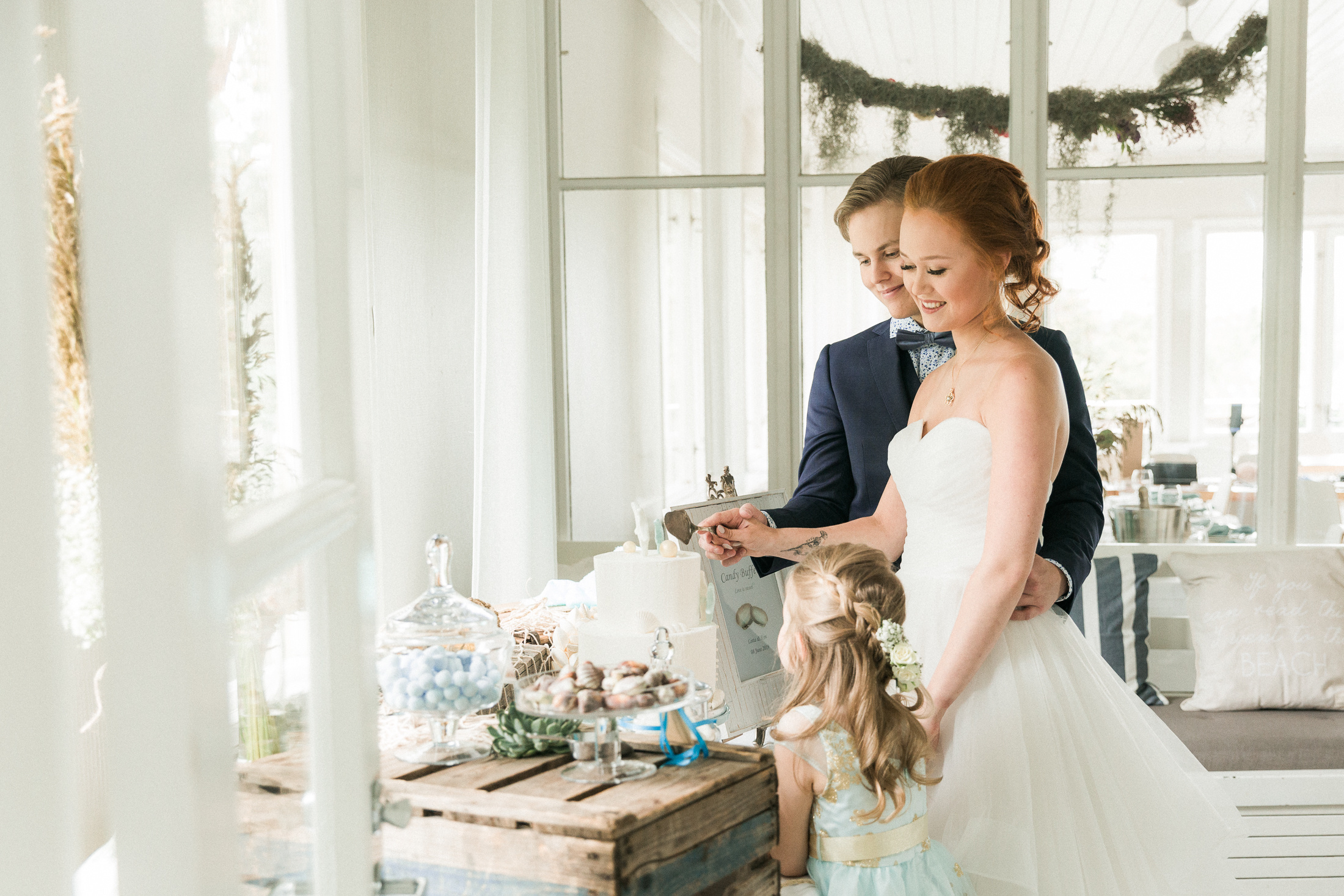 Soutupaviljonki, Stailattu kuvaus, Rantateemahäät