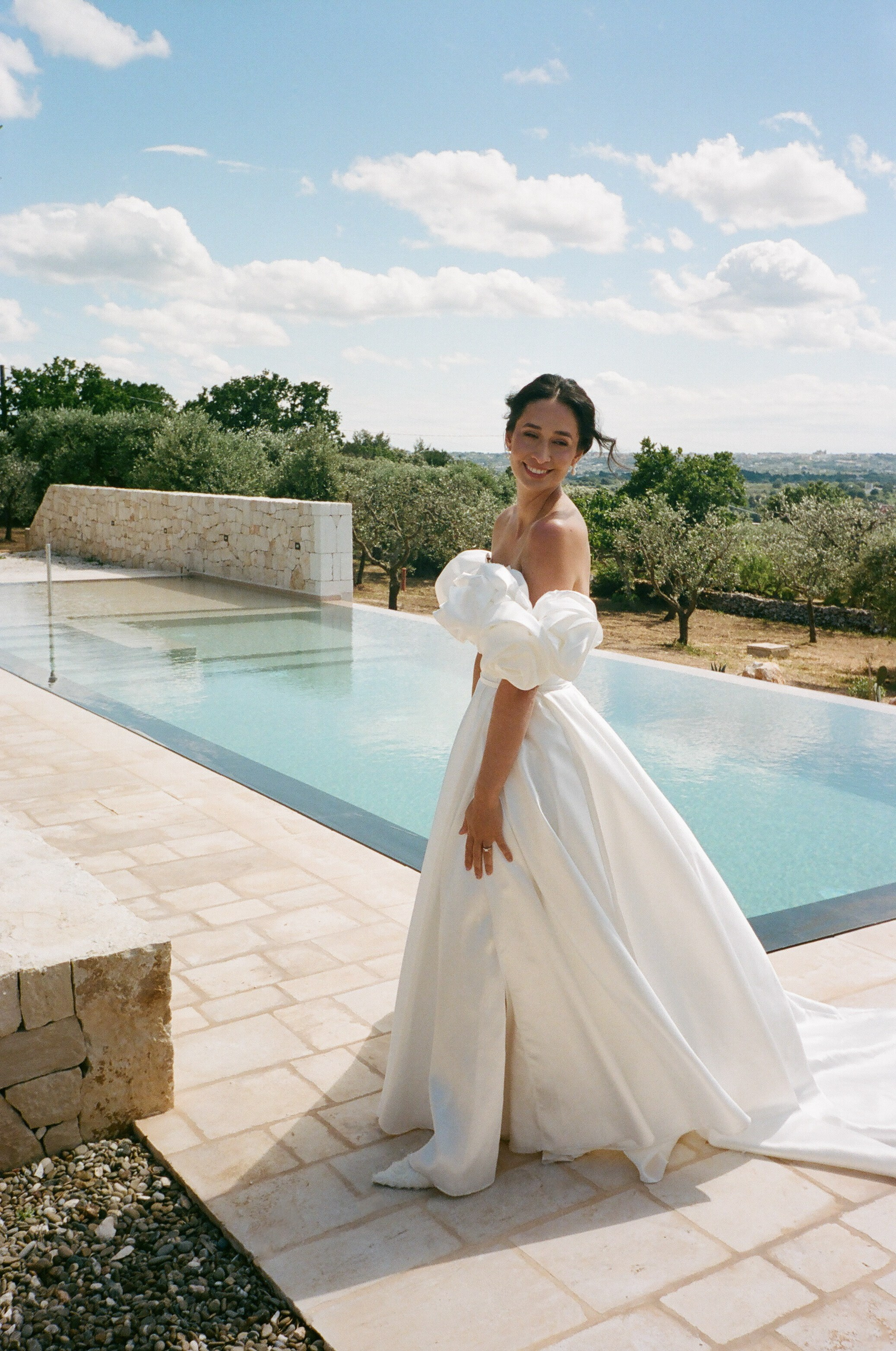 Stephanie & Christian film photos. Wedding photographer Italy