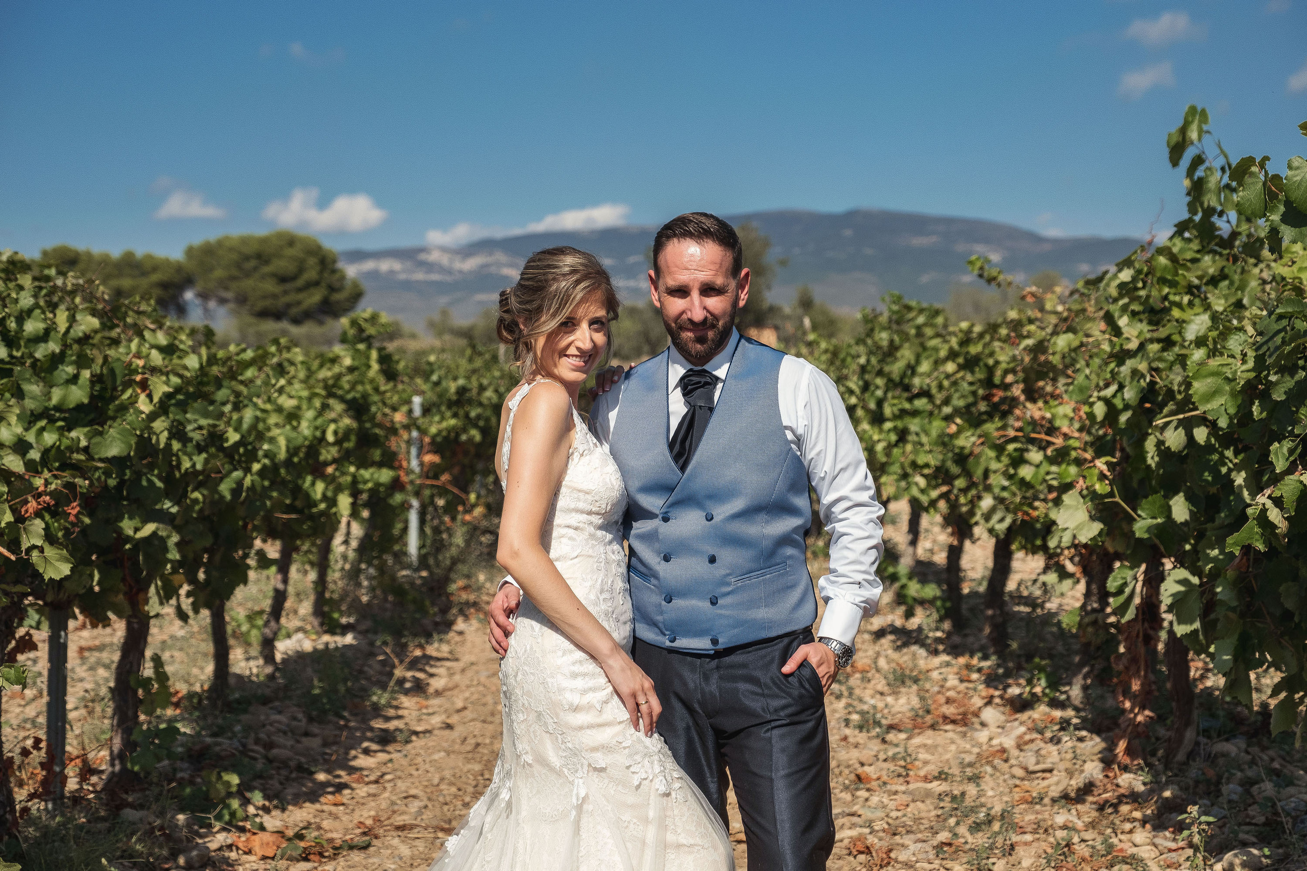 Boda Campos de viñedos