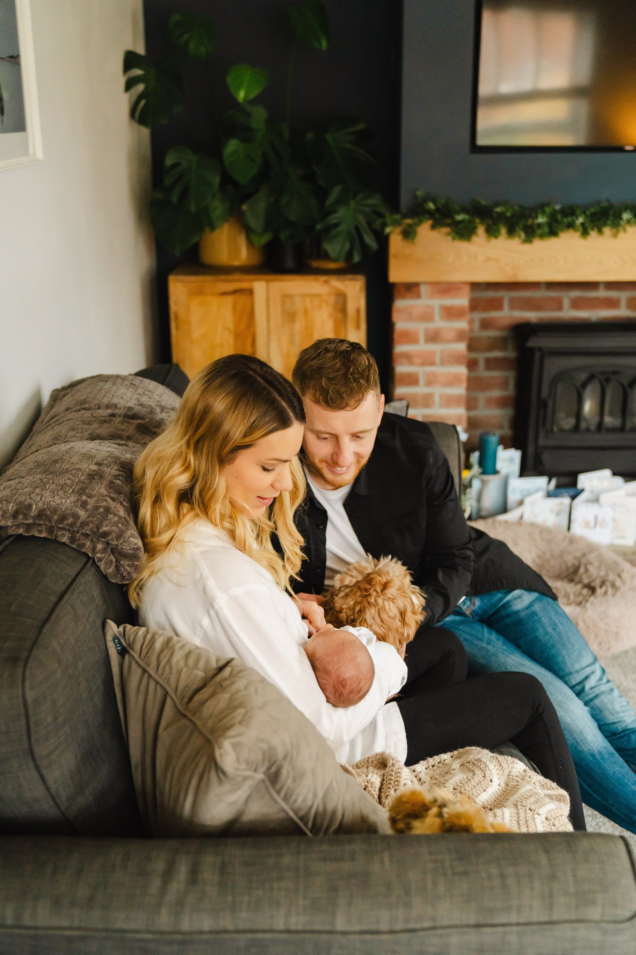Newborn in-home photo session. Newcastle Upon Tyne Photographer Yana Balatskaya