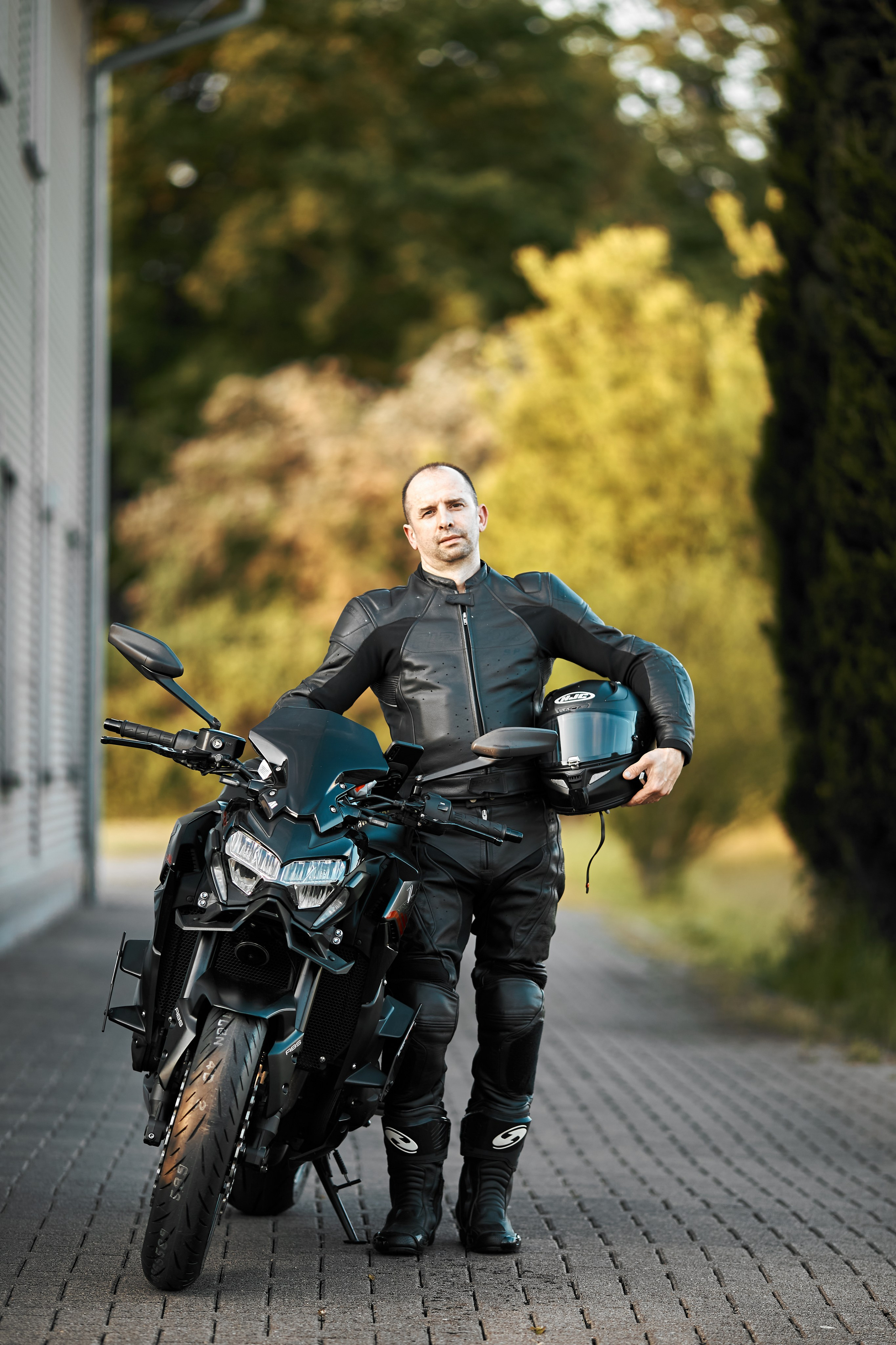 Motorrad-Fotoshooting. Neugeborenen, Kinder, Familie Fotografin Oberhausen NRW Marina Lykov