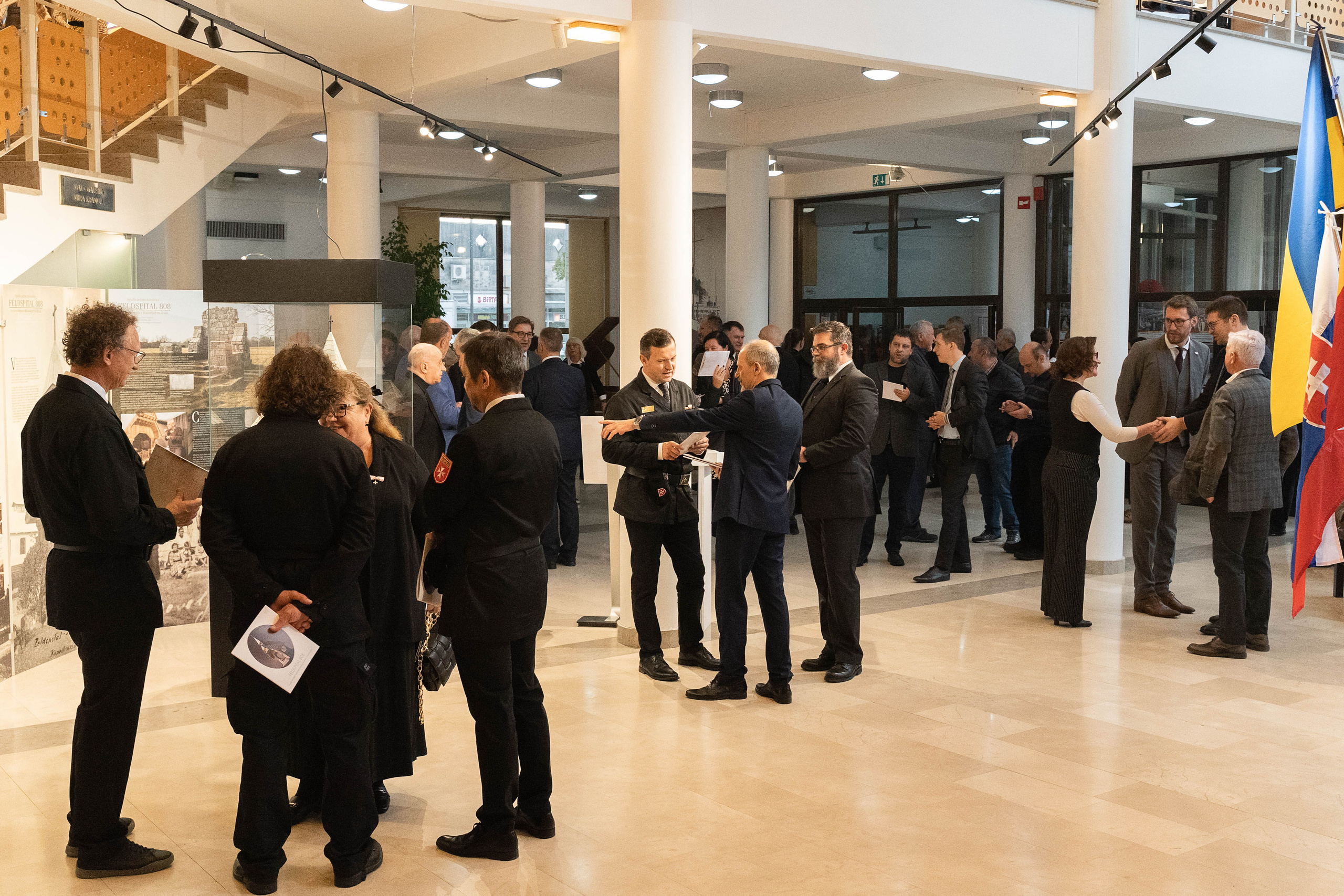 Razstava o vojaški bolnišnici Feldspital 808. Photographer Mariia Bortiakova