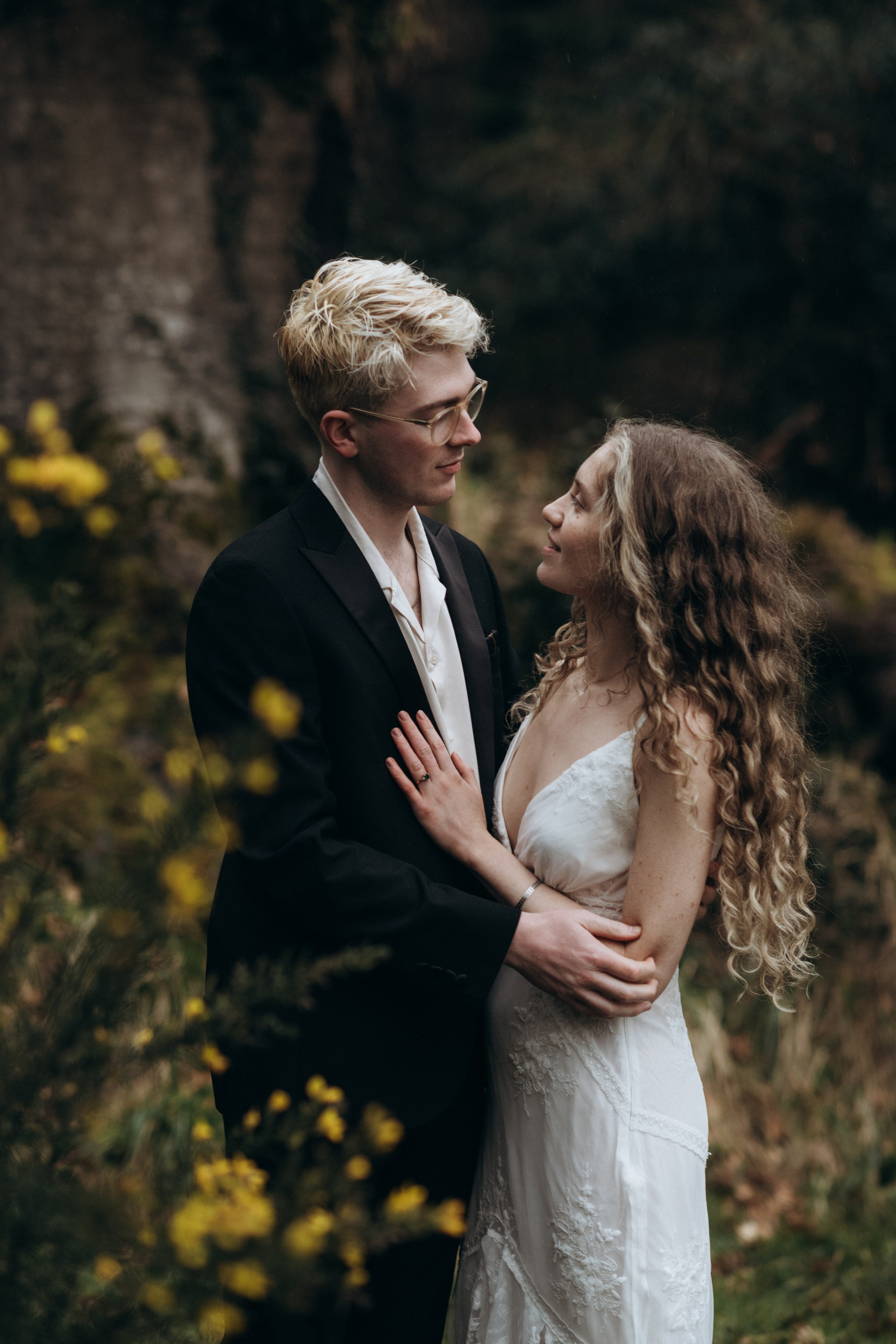 engaged couple photo