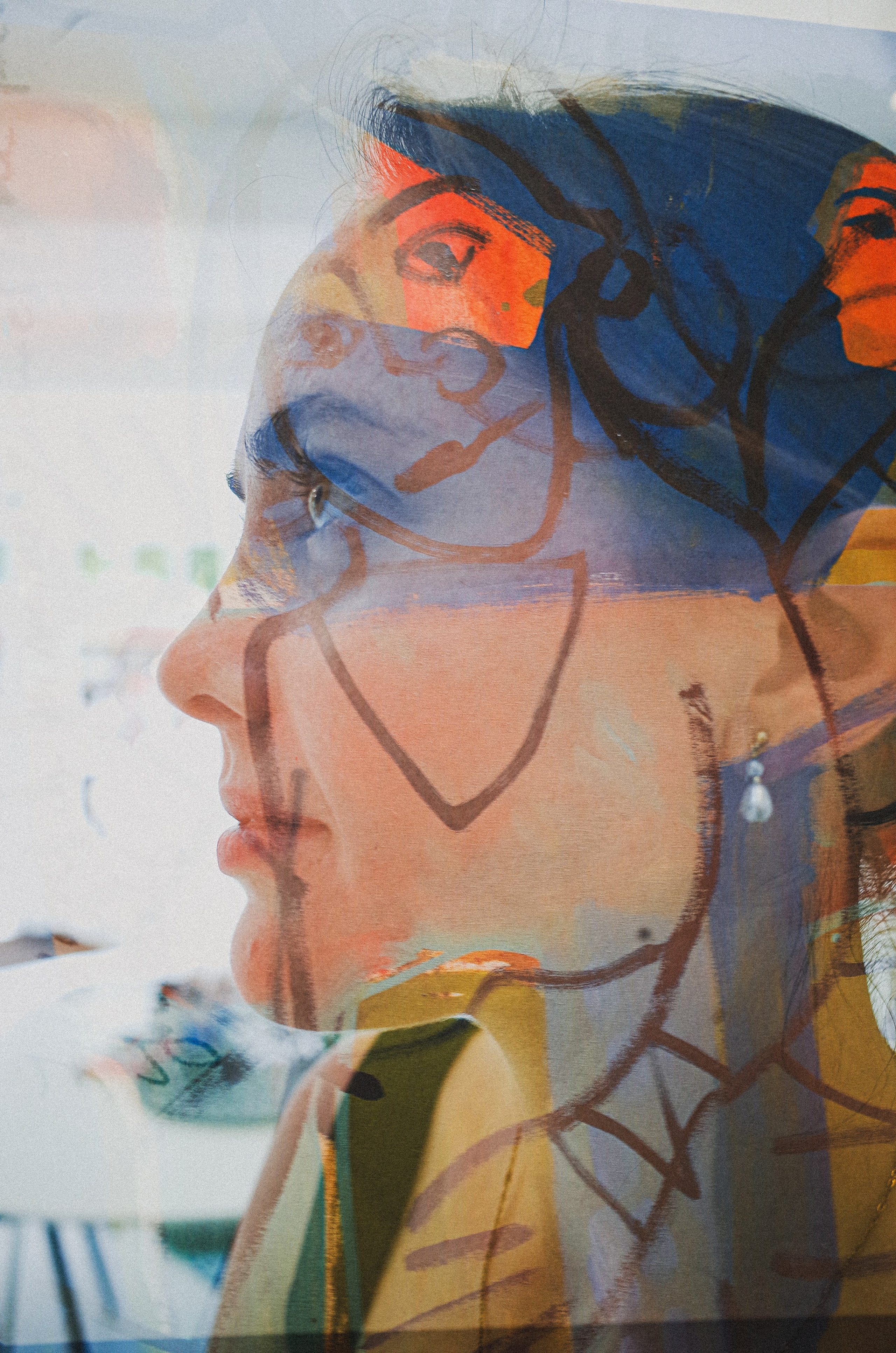 Art Touch performance. Victoria Dini. Art photography in London / Folkestone, UK