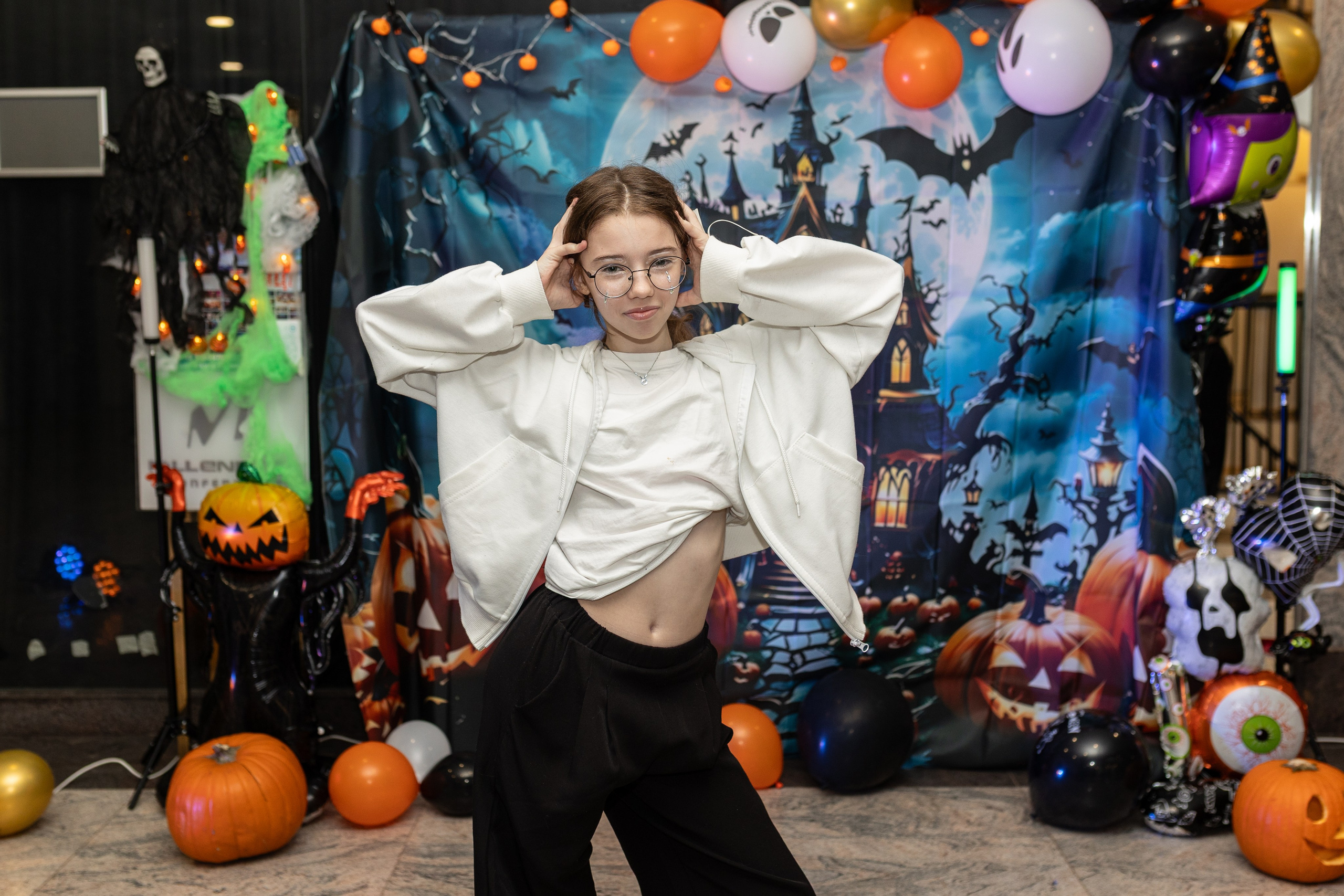 Leo dance studio Helloween 2025. Семейный и детский фотограф в Варшаве Мила Бобровская