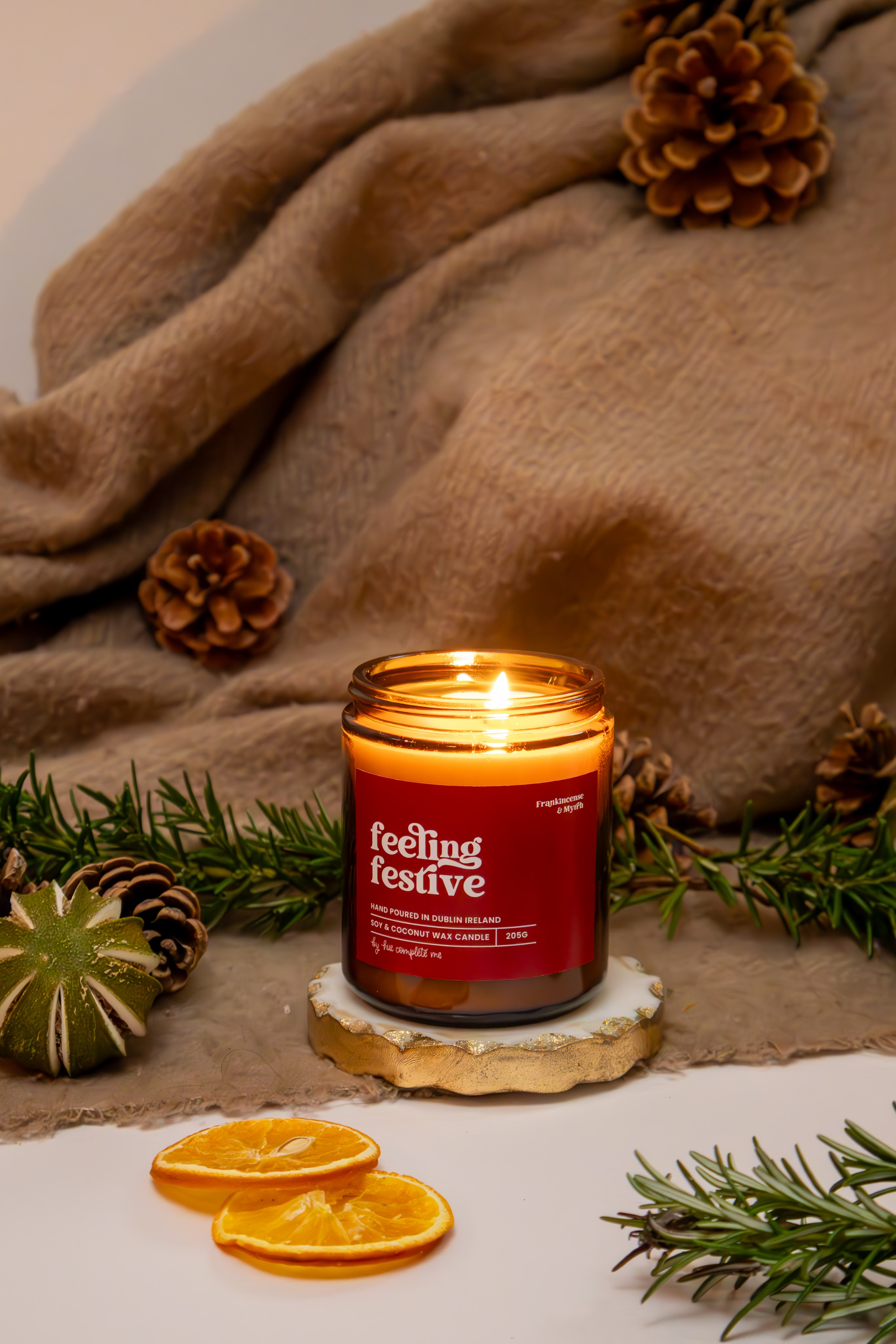 Hue Compele Me Festive Candles. Create with Twila